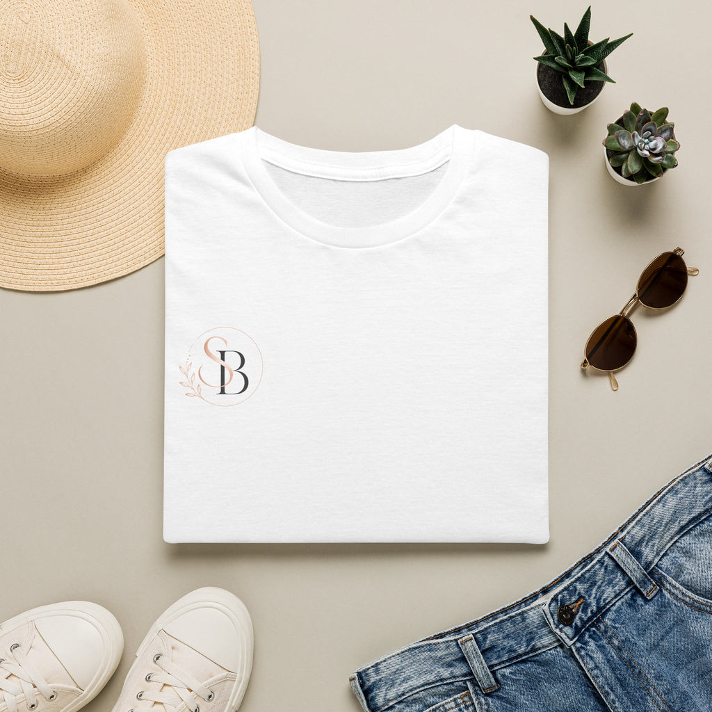 Minimal Monogram T-Shirt — Elegant 'B' Initial Tee