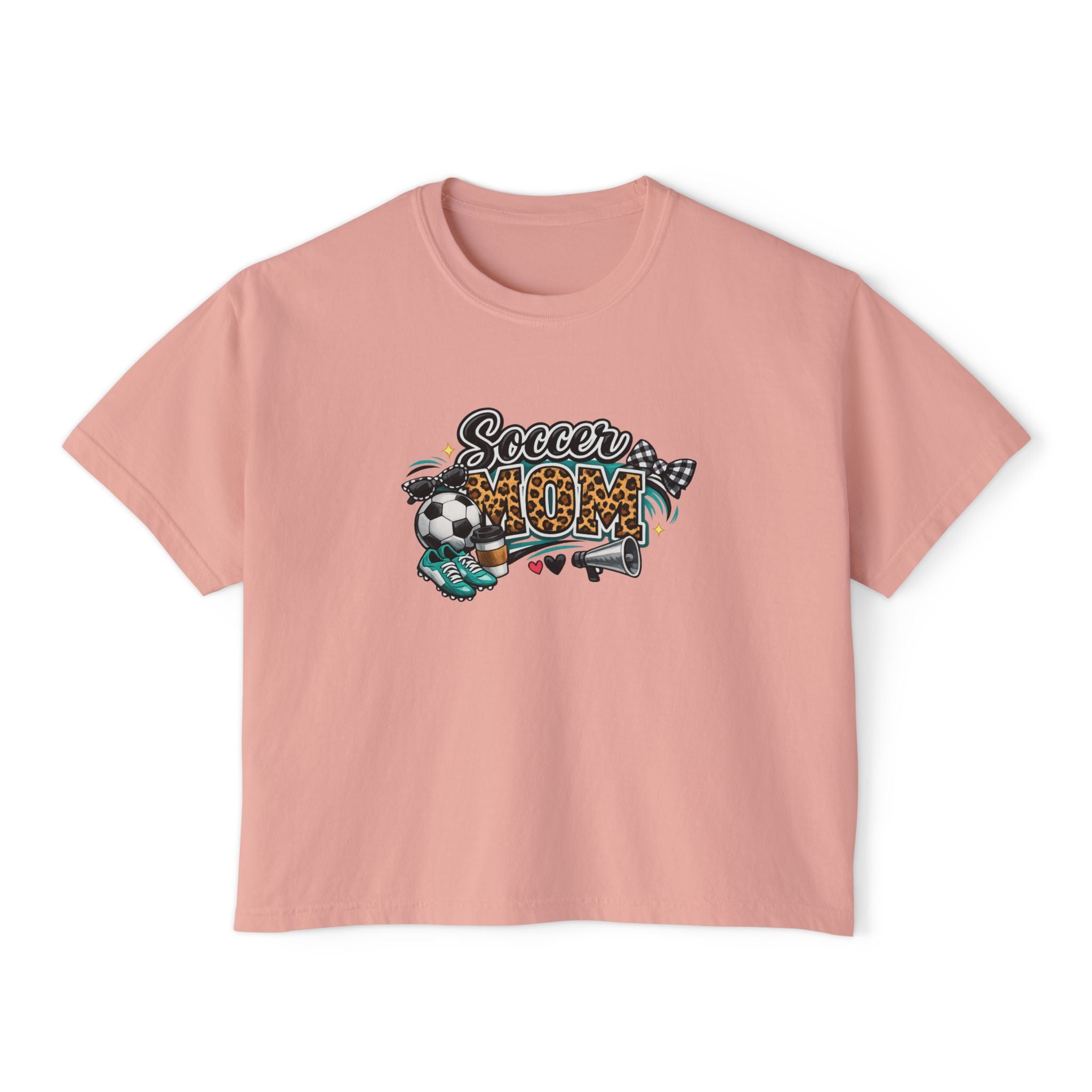 Soccer Mom Boxy Tee — Women's Casual Soccer Mom Shirt