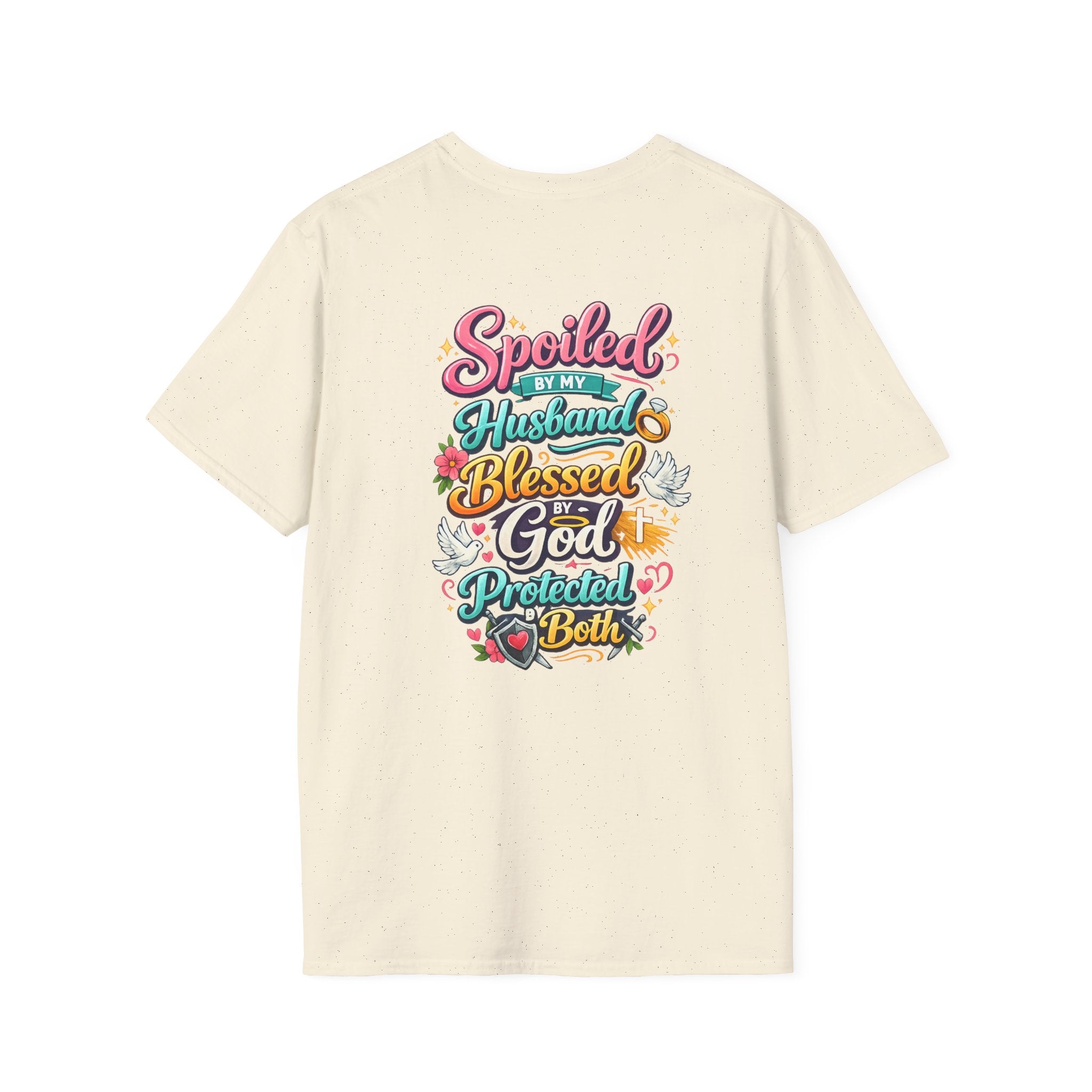 Monogram SB Minimalist T‑Shirt — Rose Gold Circle Logo