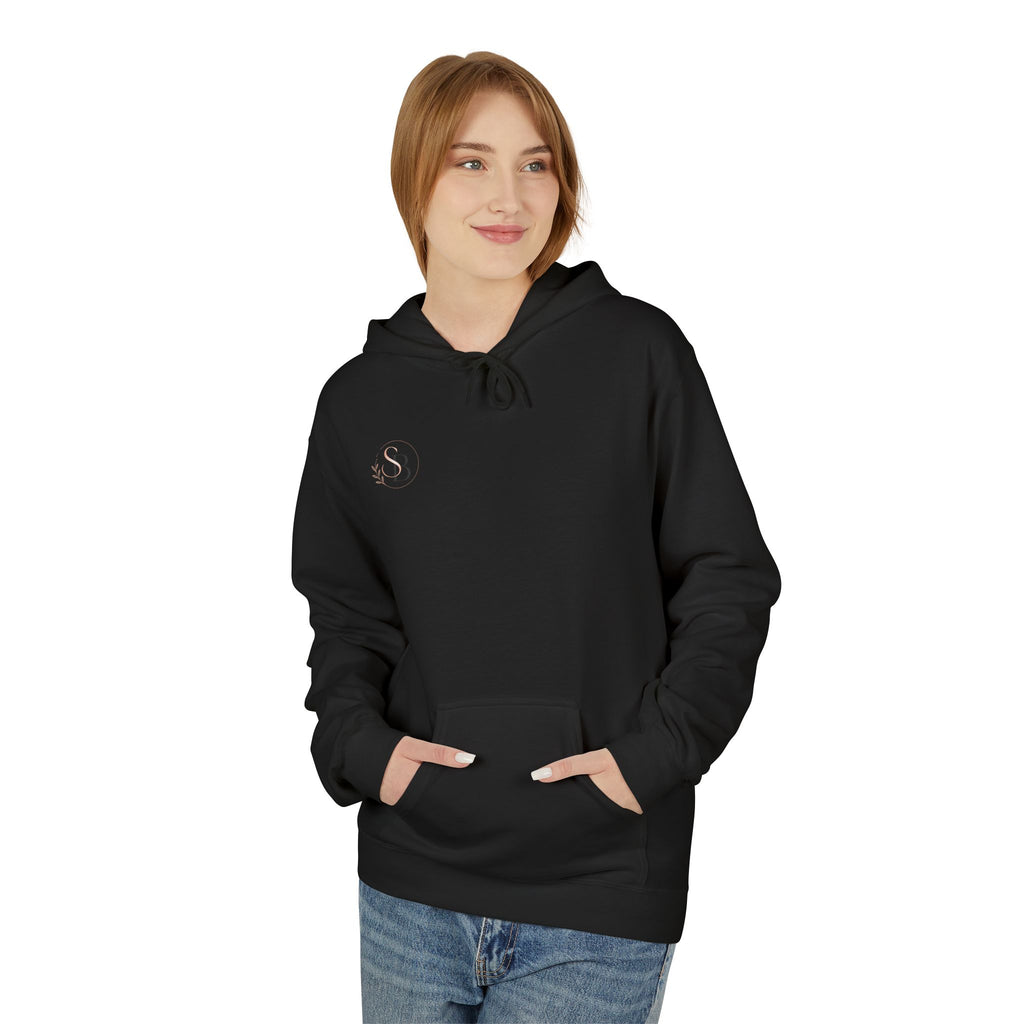 Inspirational Floral Hoodie — "Always Do What You Are Afraid to Do" Motivational Pullover