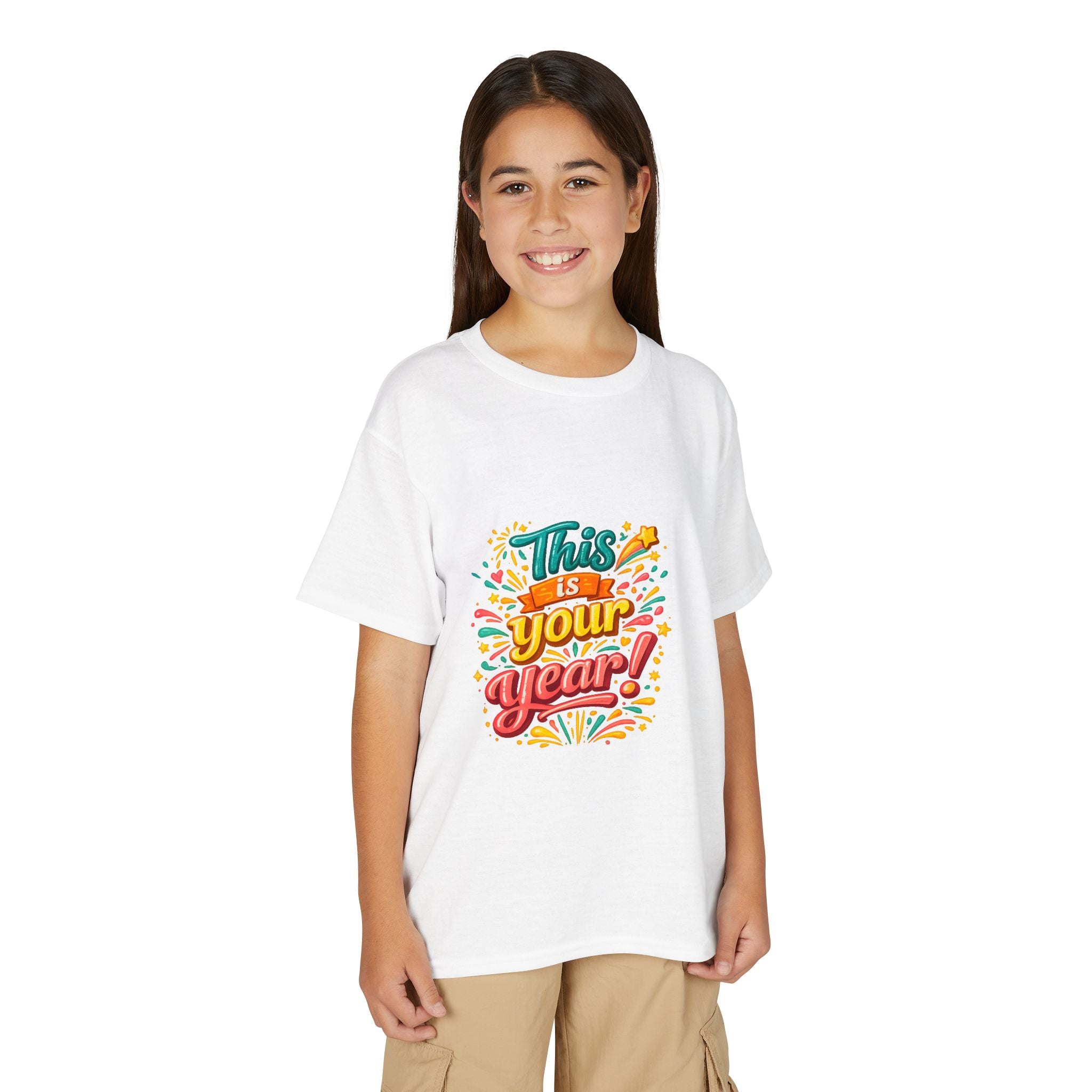 Youth T‑Shirt — "This Is Your Year" Motivational Graphic Tee for Kids