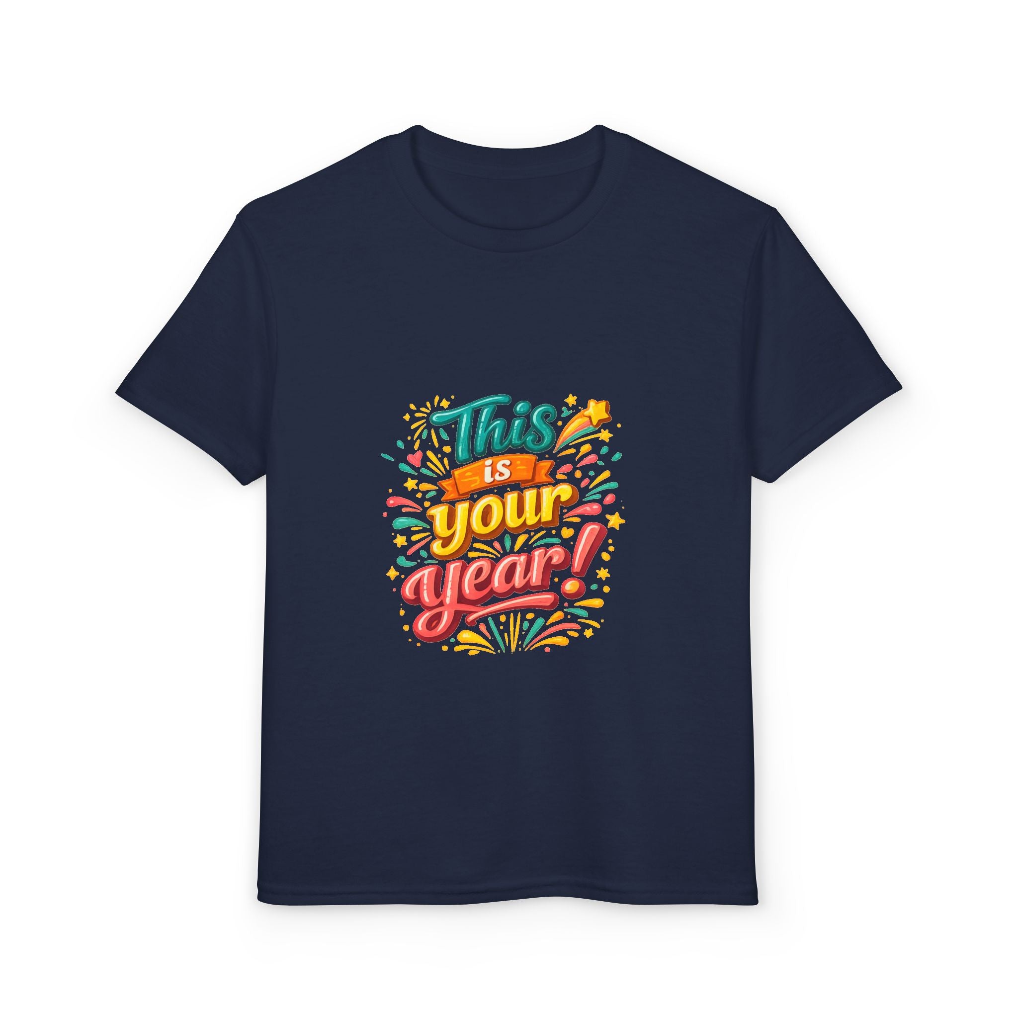 Youth T‑Shirt — "This Is Your Year" Motivational Graphic Tee for Kids