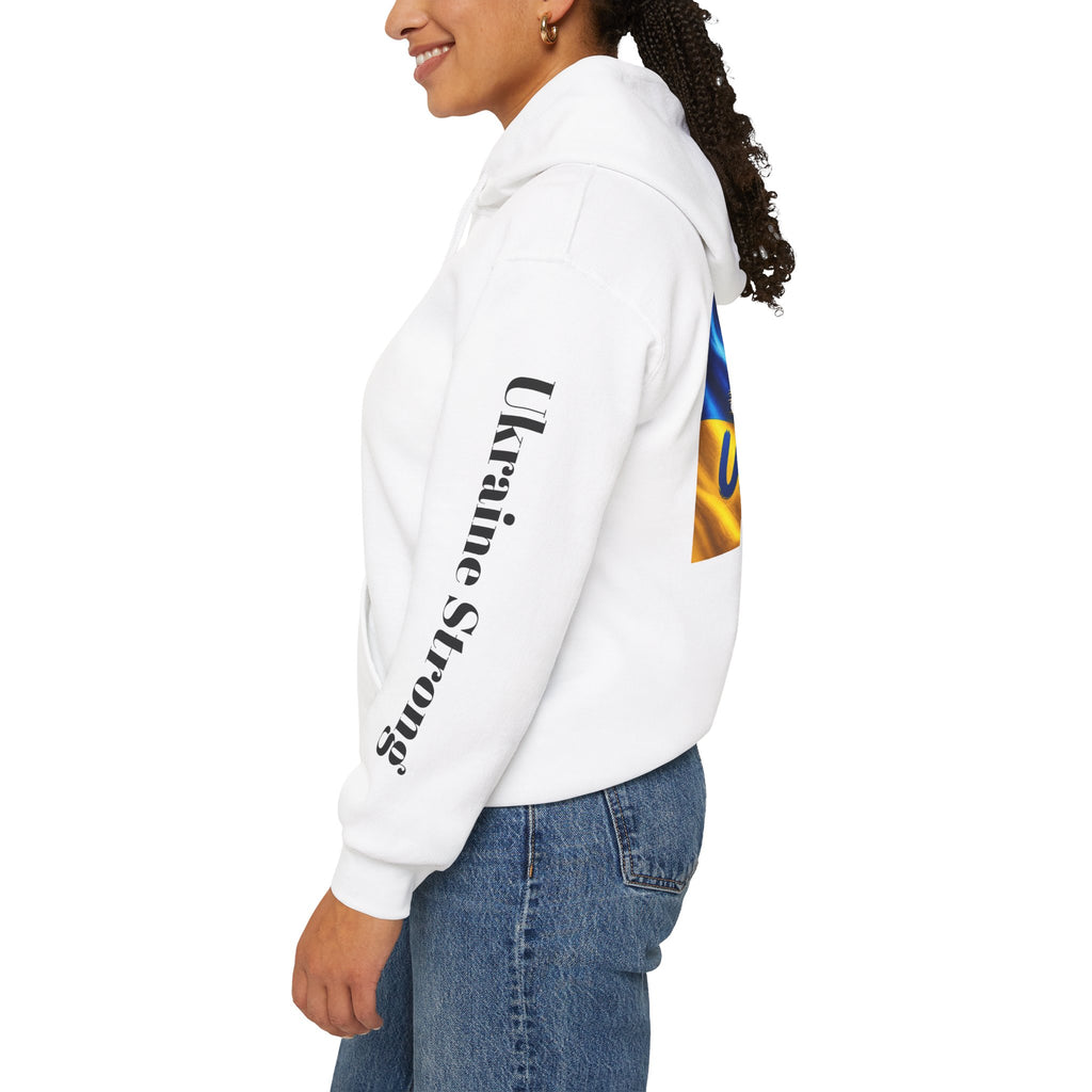 Stand With Ukraine Hoodie — Support Ukraine Graphic Pullover ("Stand With Ukraine")