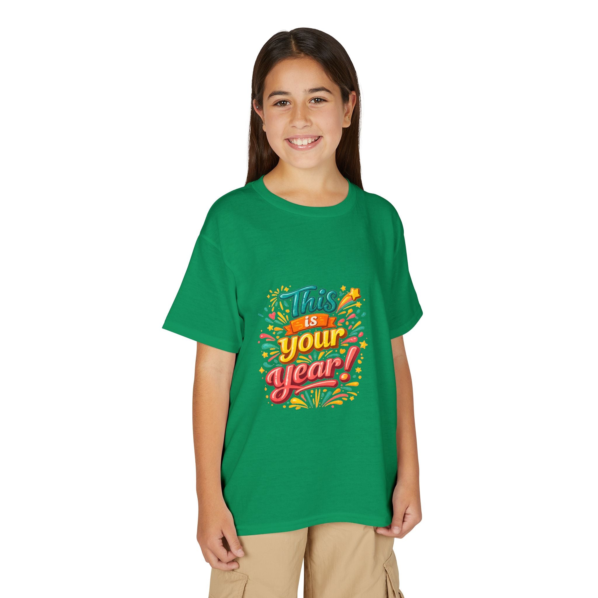 Youth T‑Shirt — "This Is Your Year" Motivational Graphic Tee for Kids