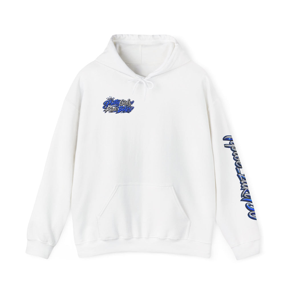Pretty Girls Ride Bikes Hoodie — Women's Motorcycle Graphic Pullover