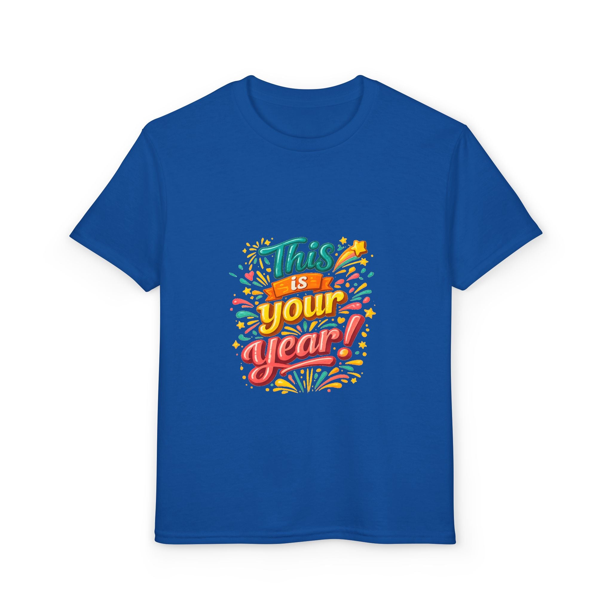 Youth T‑Shirt — "This Is Your Year" Motivational Graphic Tee for Kids