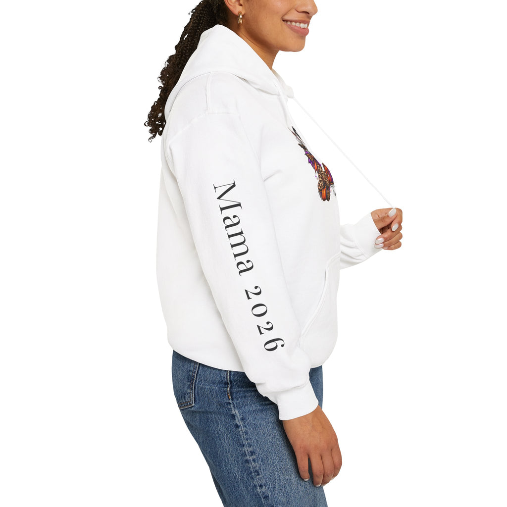 Halloween Mama Hoodie — Cute Spooky Pumpkin & Cat Graphic Sweatshirt (Mama 2026)