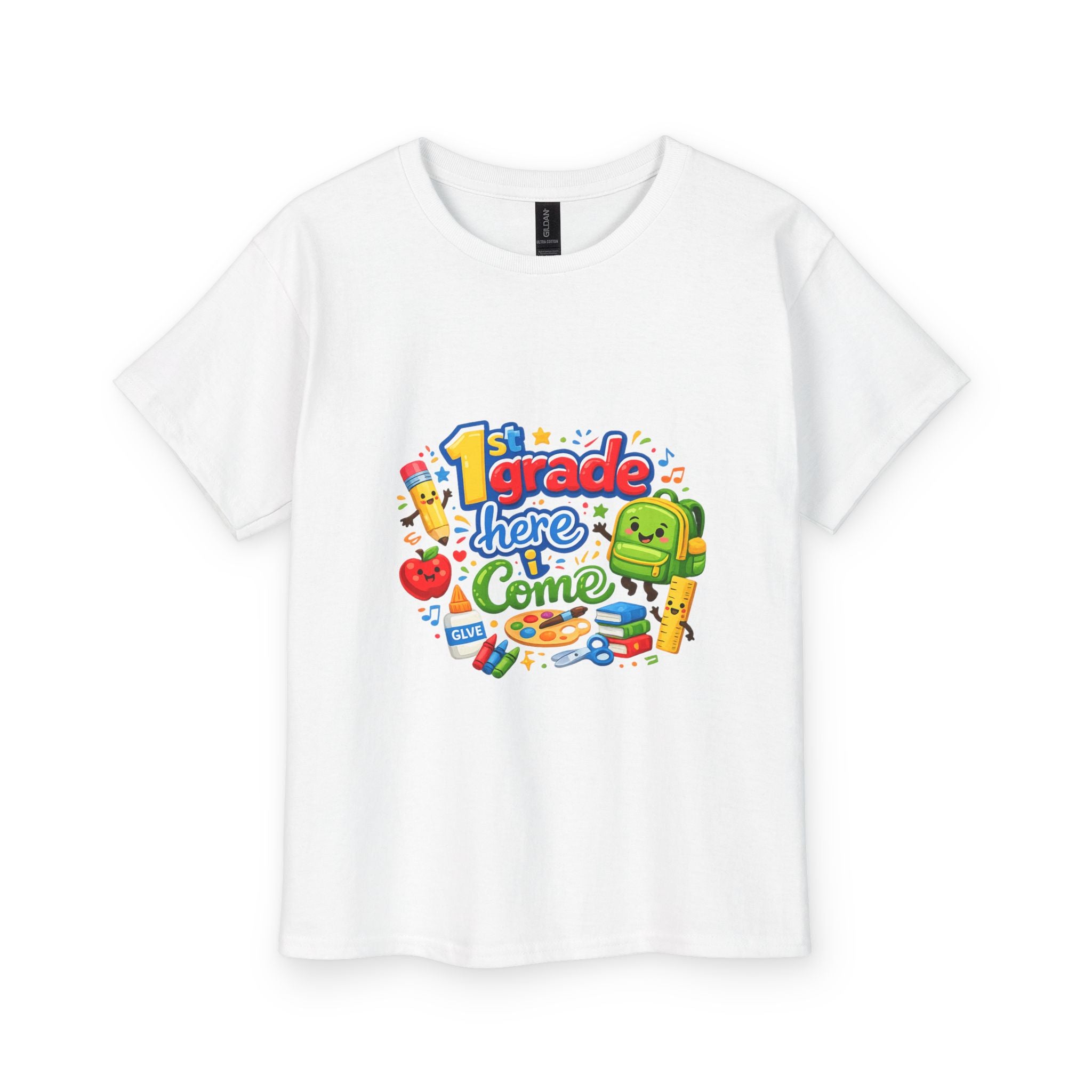 1st Grade Here I Come Youth Tee