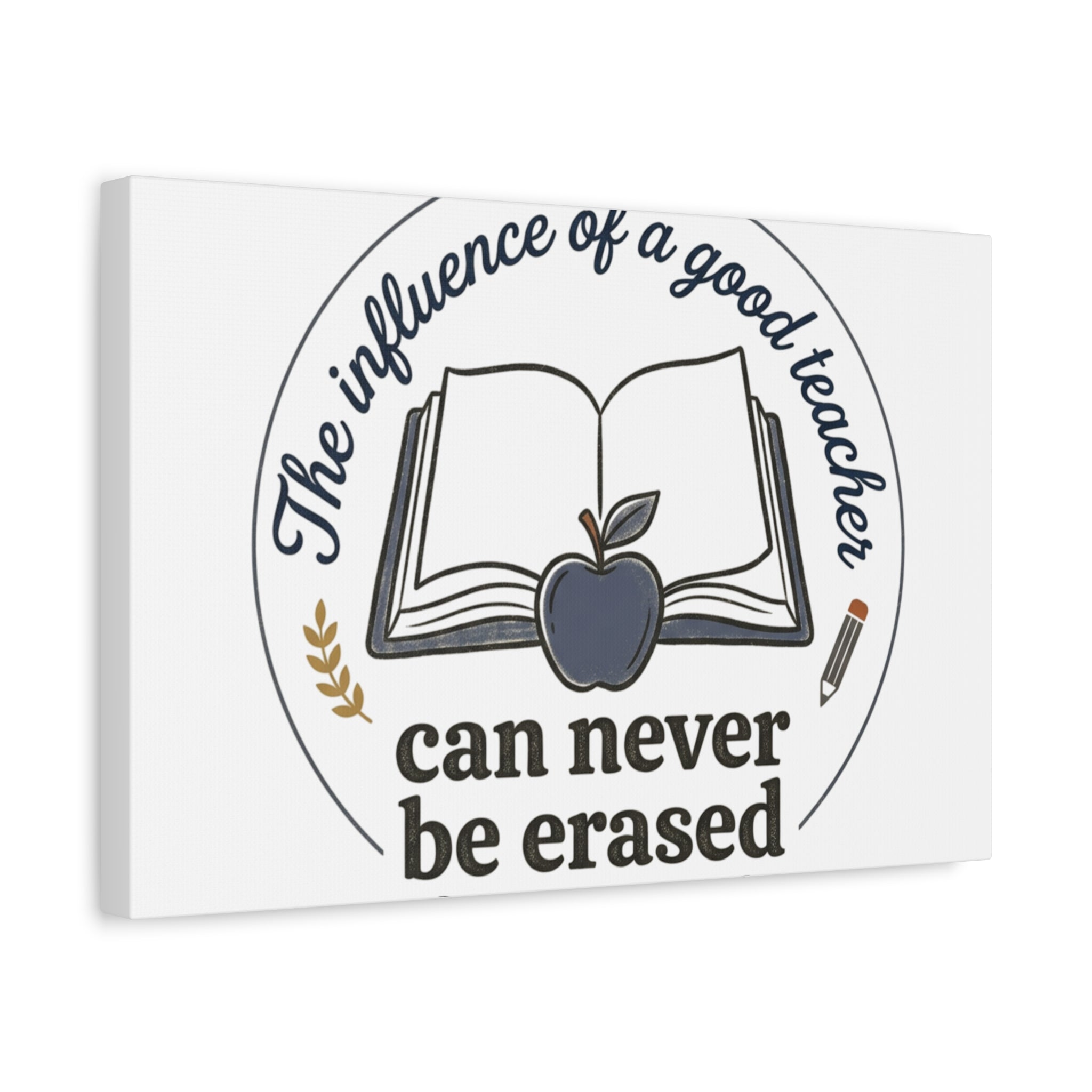 Canvas Wall Art – “The Influence of a Good Teacher Can Never Be Erased”