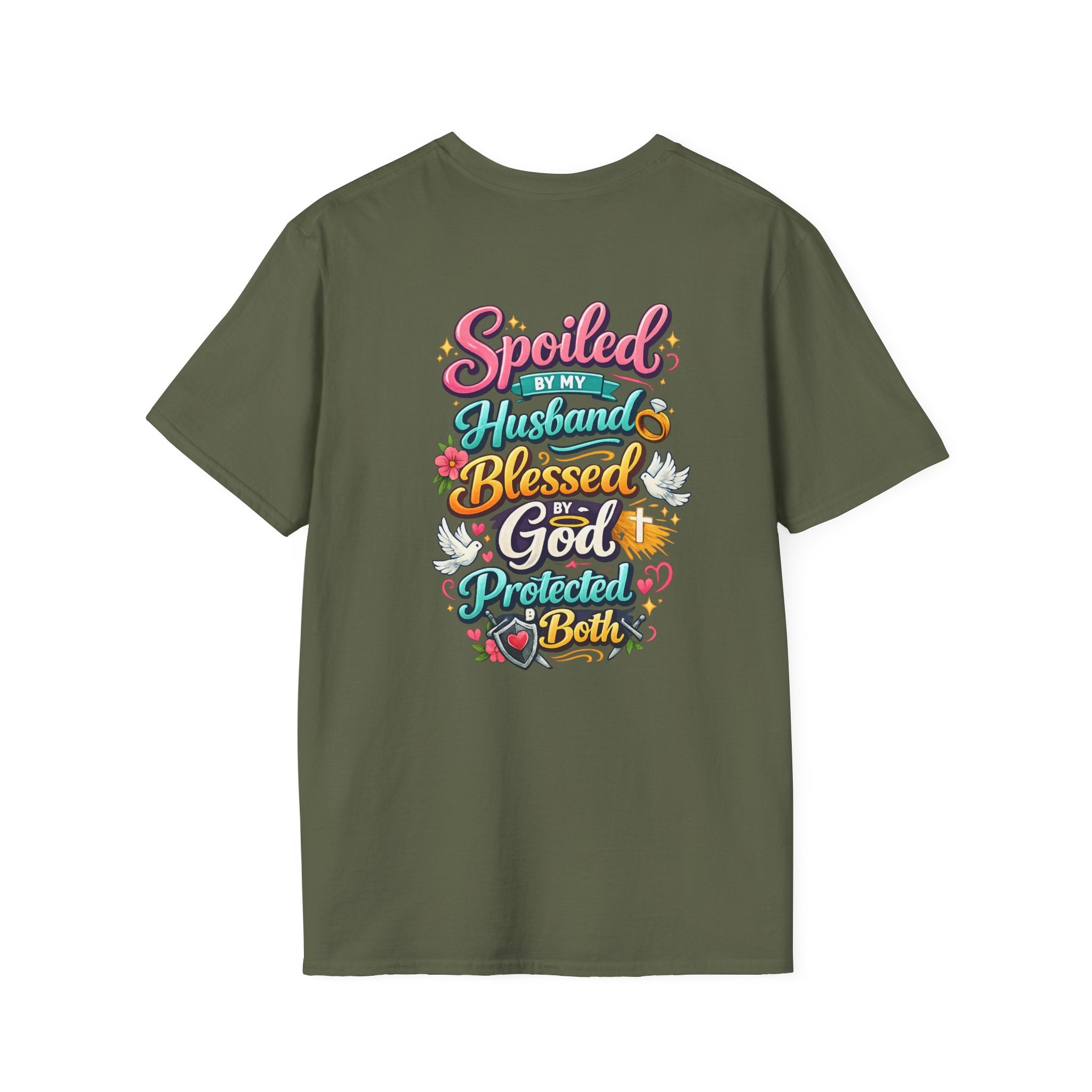 Monogram SB Minimalist T‑Shirt — Rose Gold Circle Logo
