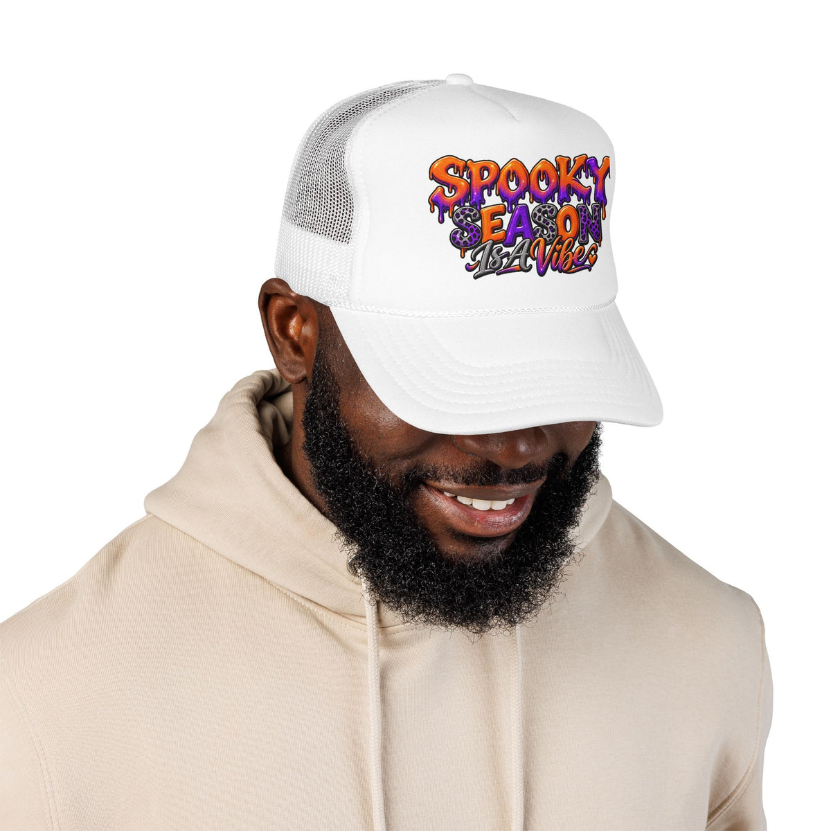 Spooky Season Is A Vibe Trucker Hat