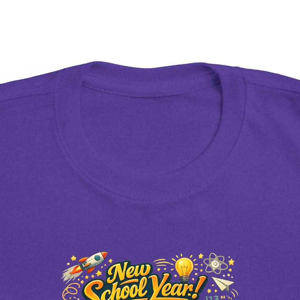 Toddler Tee — "New School Year, New Me" Back-to-School Graphic Shirt