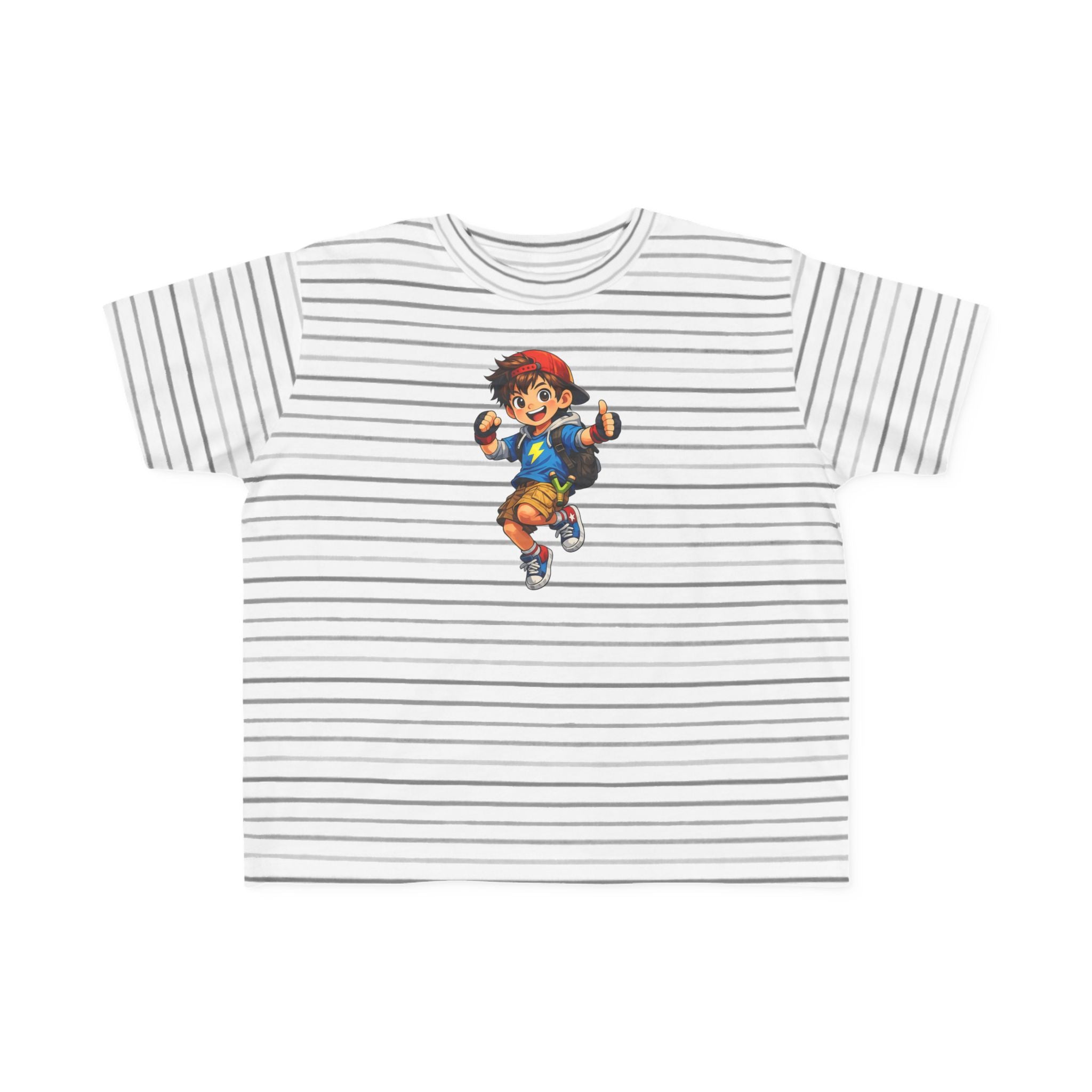 Toddler Tee — Lightning Superhero Character Graphic