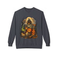 Halloween Haunted Pumpkin Crewneck Sweatshirt