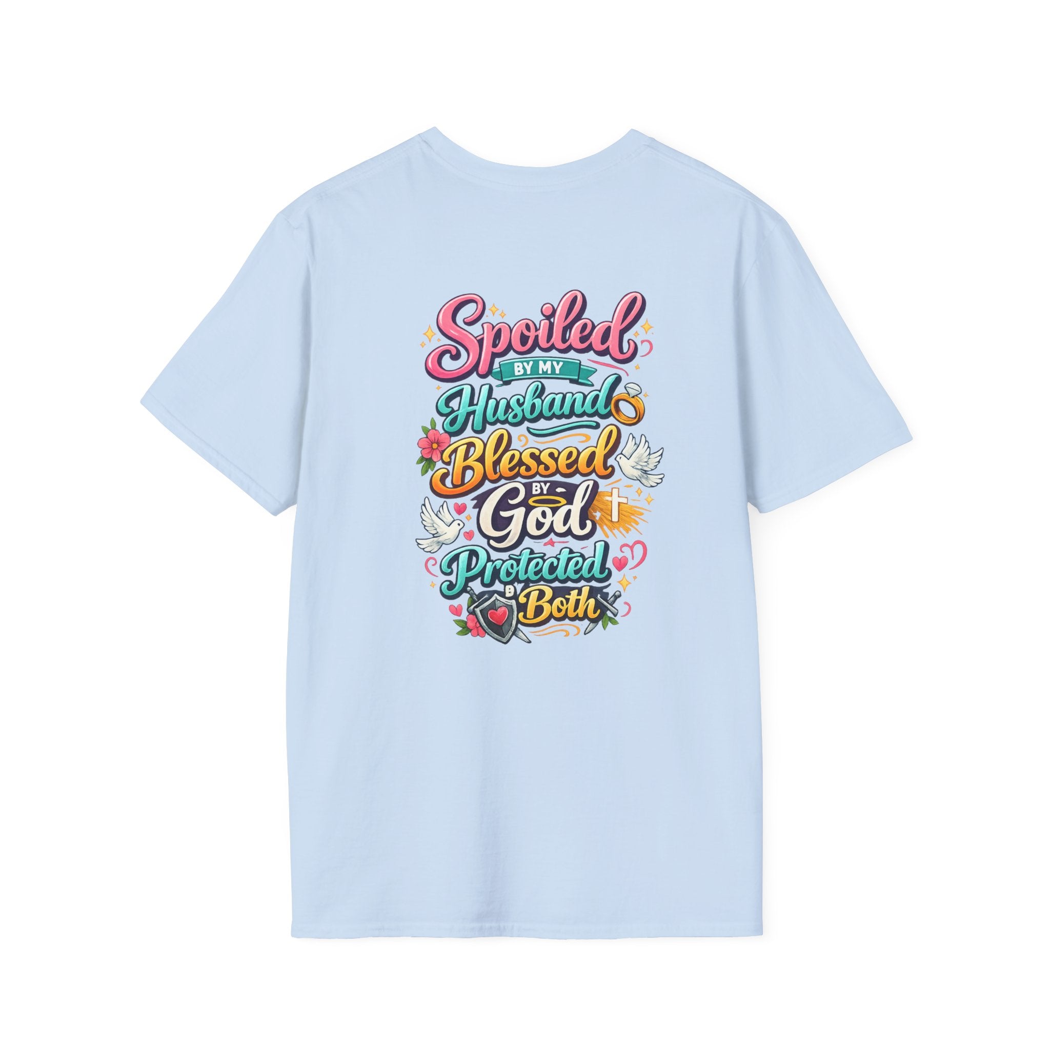 Monogram SB Minimalist T‑Shirt — Rose Gold Circle Logo