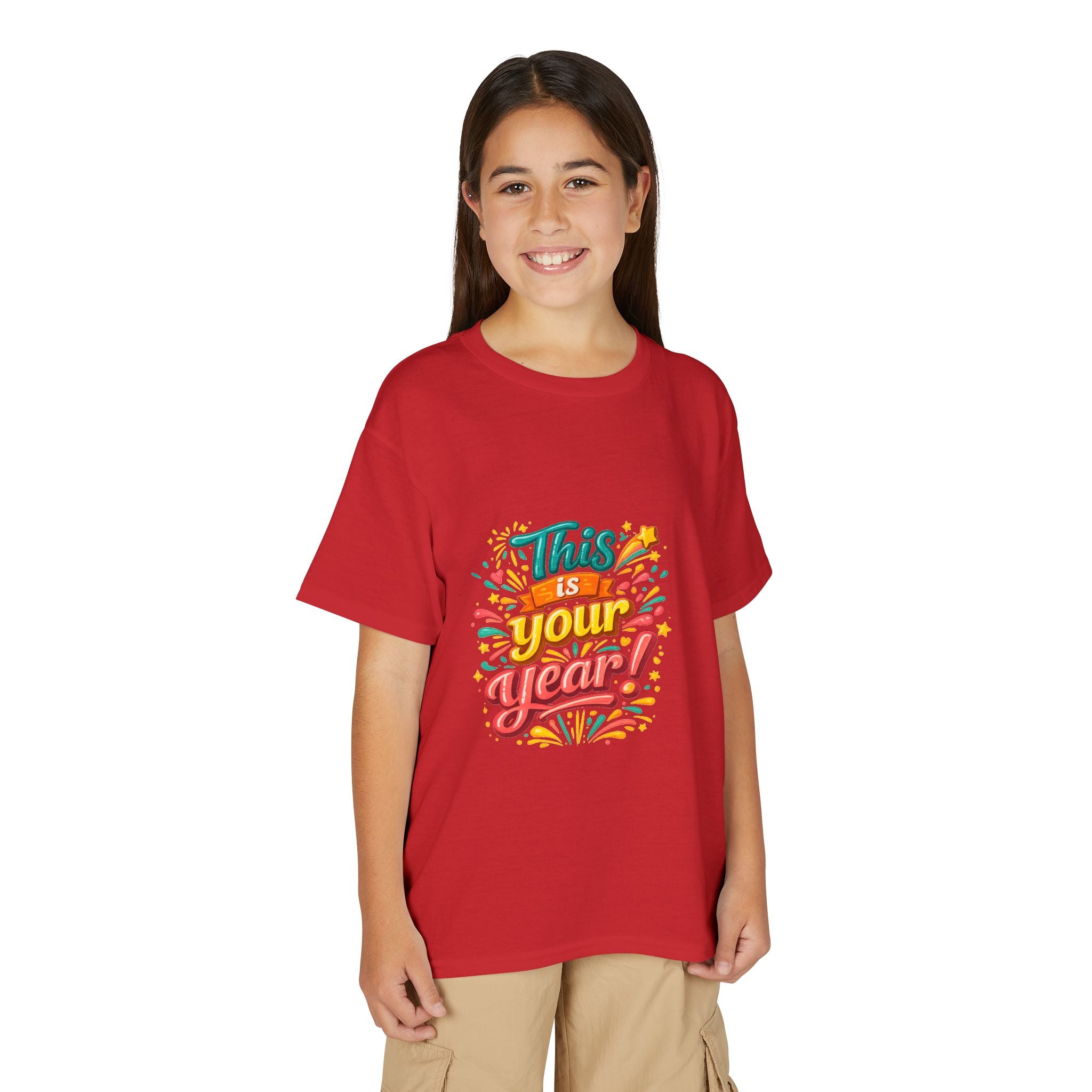 Youth T‑Shirt — "This Is Your Year" Motivational Graphic Tee for Kids