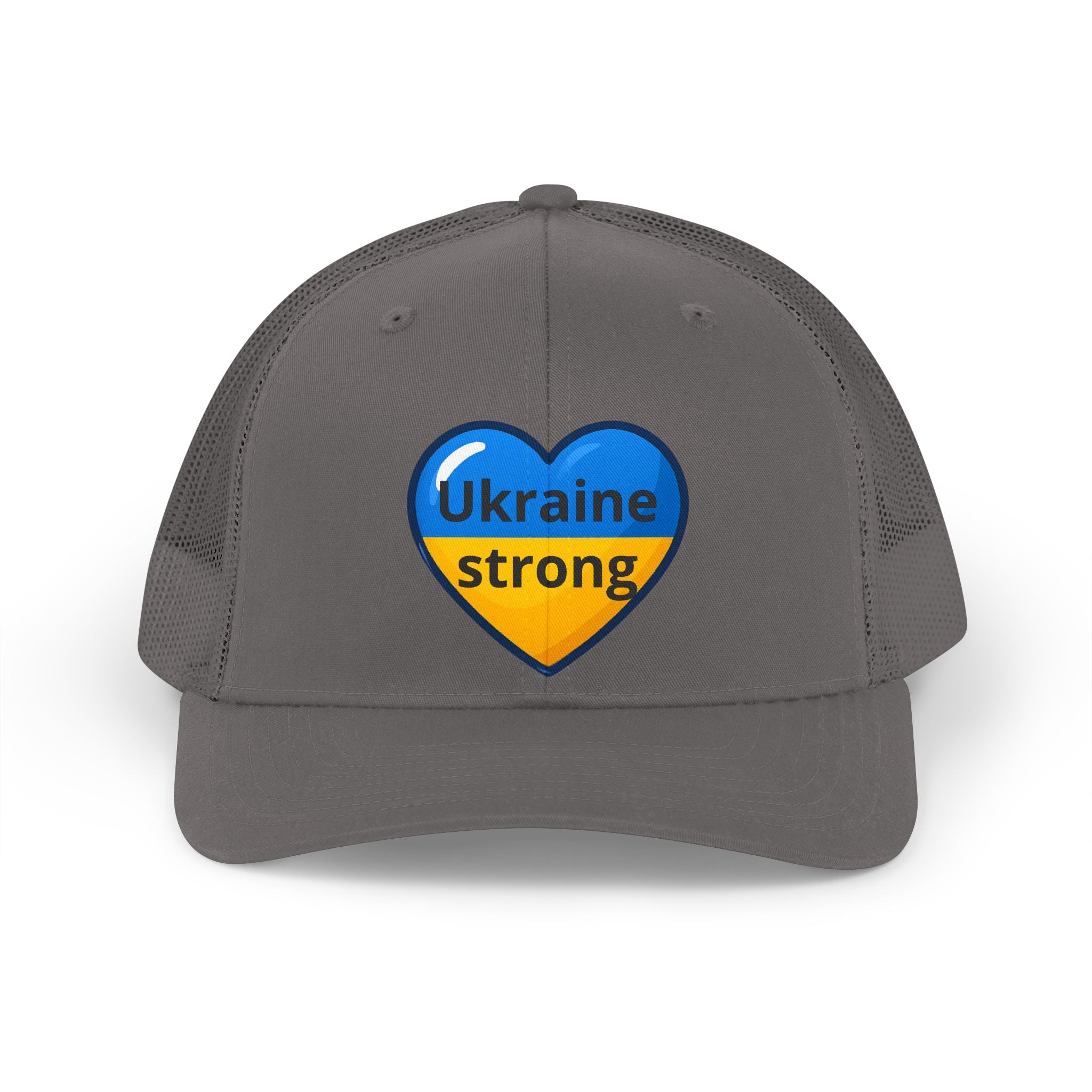 Trucker Hat — Ukraine Strong Heart Patch