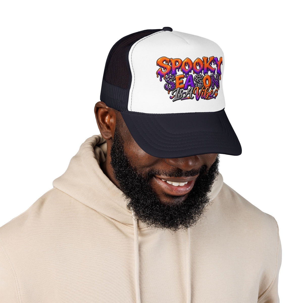 Spooky Season Is A Vibe Trucker Hat