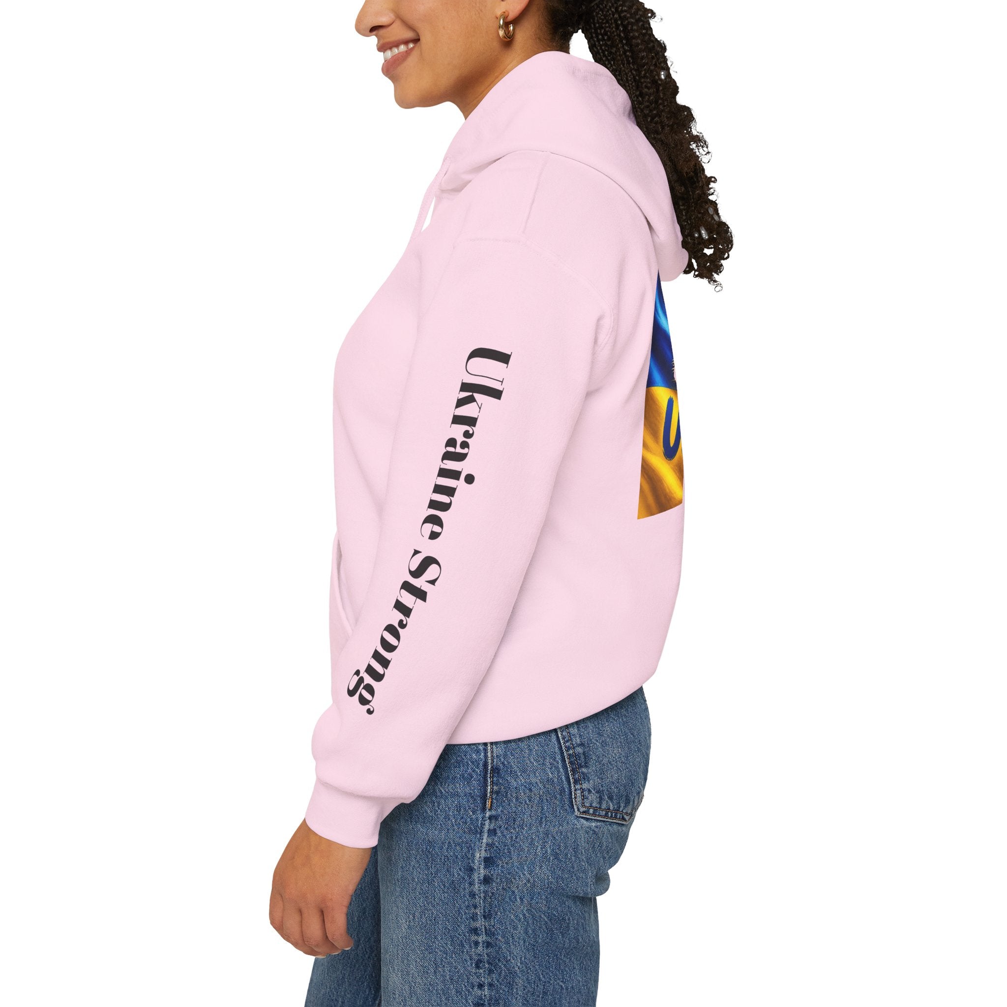 Stand With Ukraine Hoodie — Support Ukraine Graphic Pullover ("Stand With Ukraine")