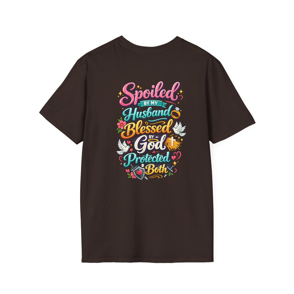 Monogram SB Minimalist T‑Shirt — Rose Gold Circle Logo