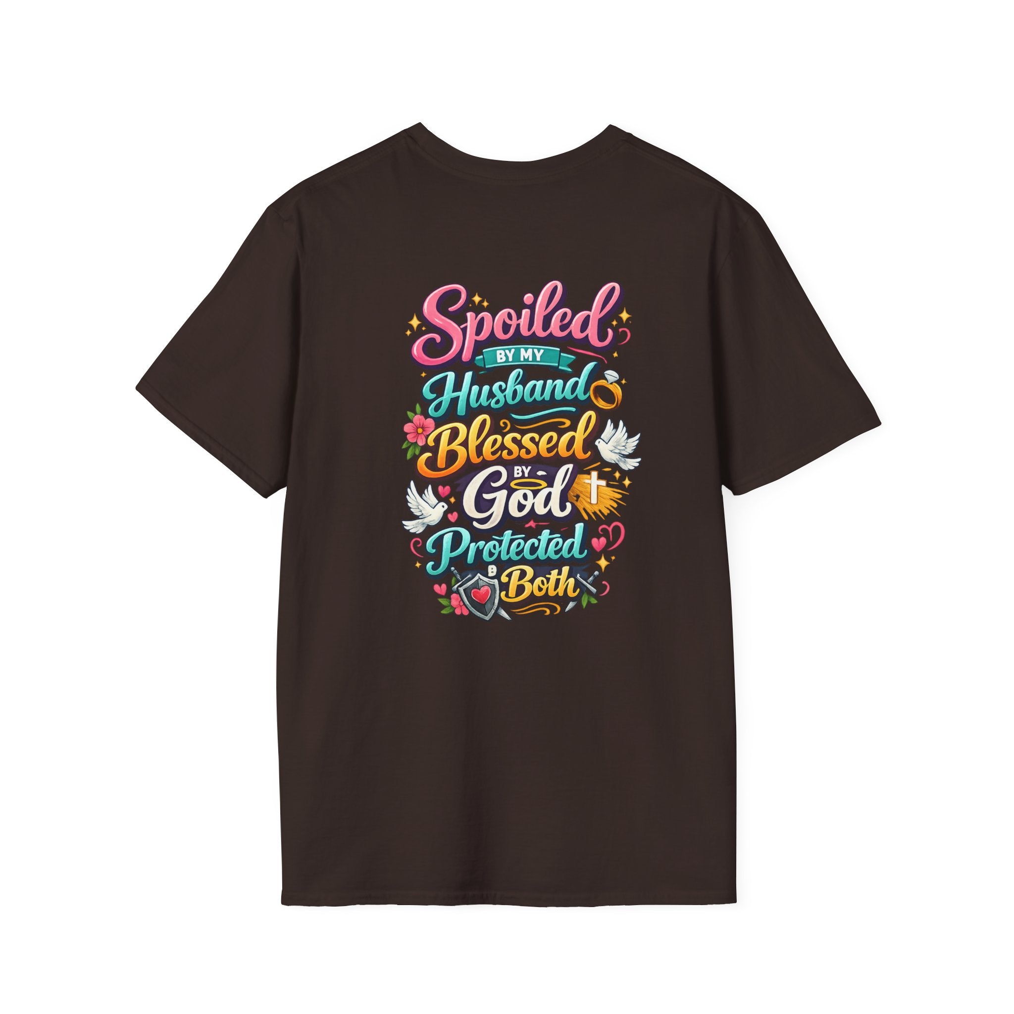 Monogram SB Minimalist T‑Shirt — Rose Gold Circle Logo