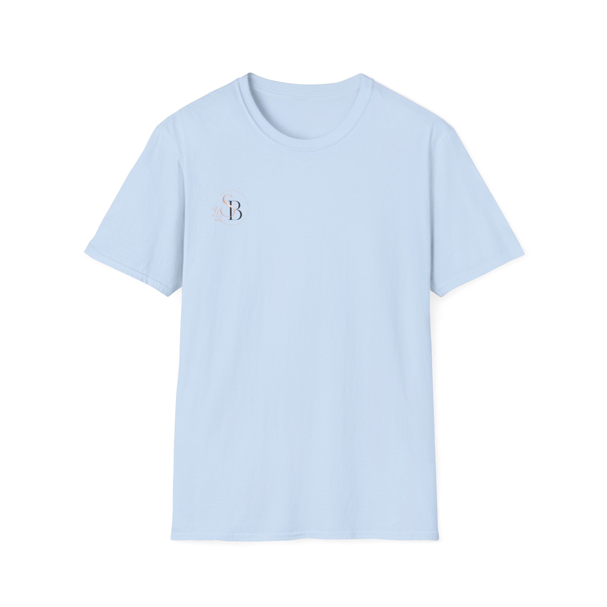 Minimal Monogram T-Shirt — Elegant 'SB' Initial Tee