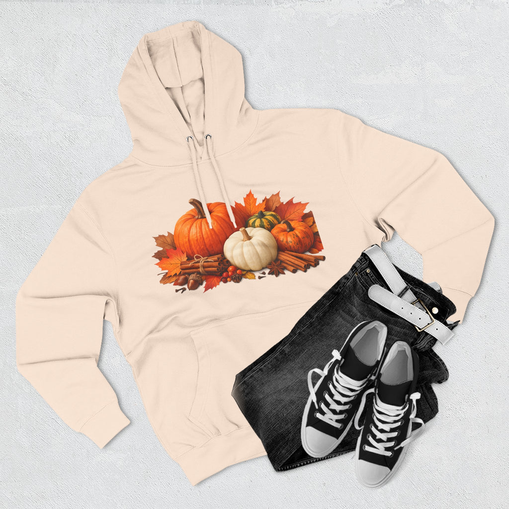 Autumn Pumpkin Fall Hoodie — Cozy Thanksgiving Harvest Sweatshirt