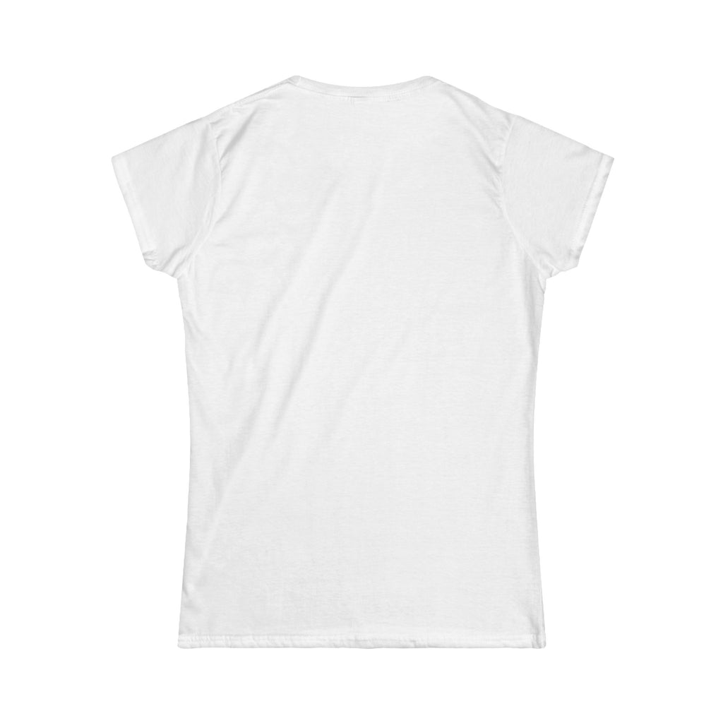 Softball Mom T-Shirt — Women's Softstyle Tee (Softball Graphic)
