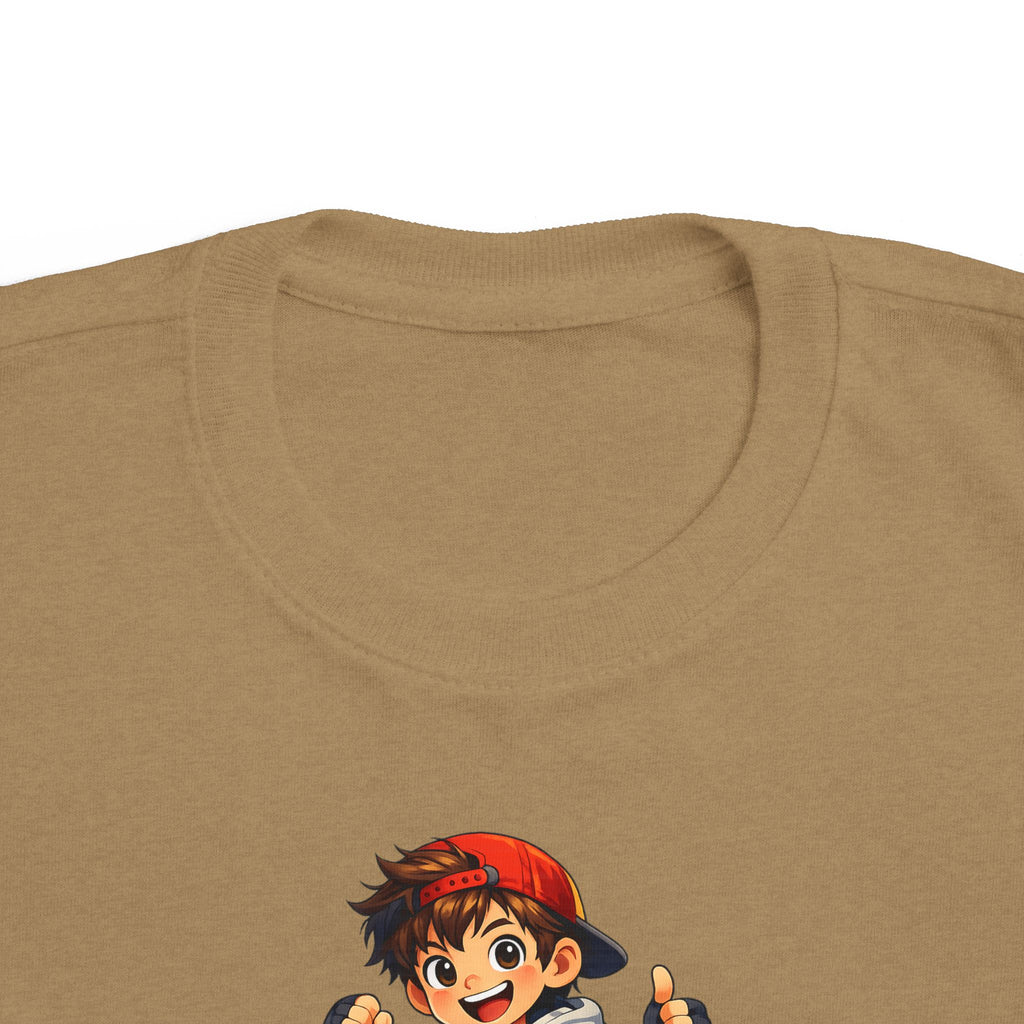 Toddler Tee — Lightning Superhero Character Graphic