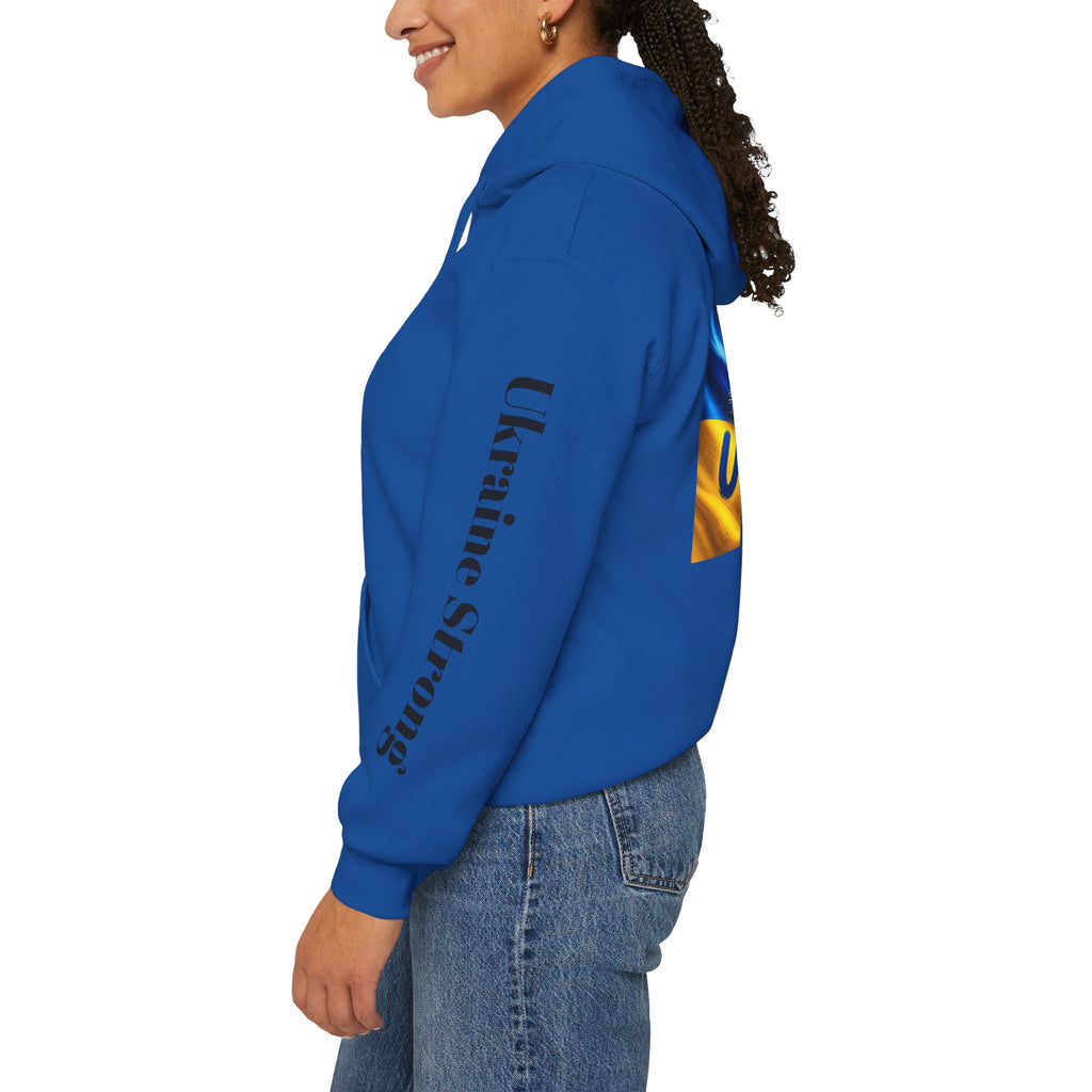 Stand With Ukraine Hoodie — Support Ukraine Graphic Pullover ("Stand With Ukraine")
