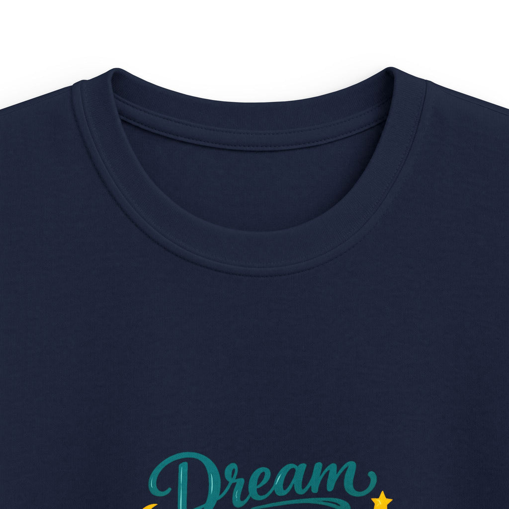 Kids Tee — "Dream Big, Work Hard, Be Kind" Motivational Graphic Shirt