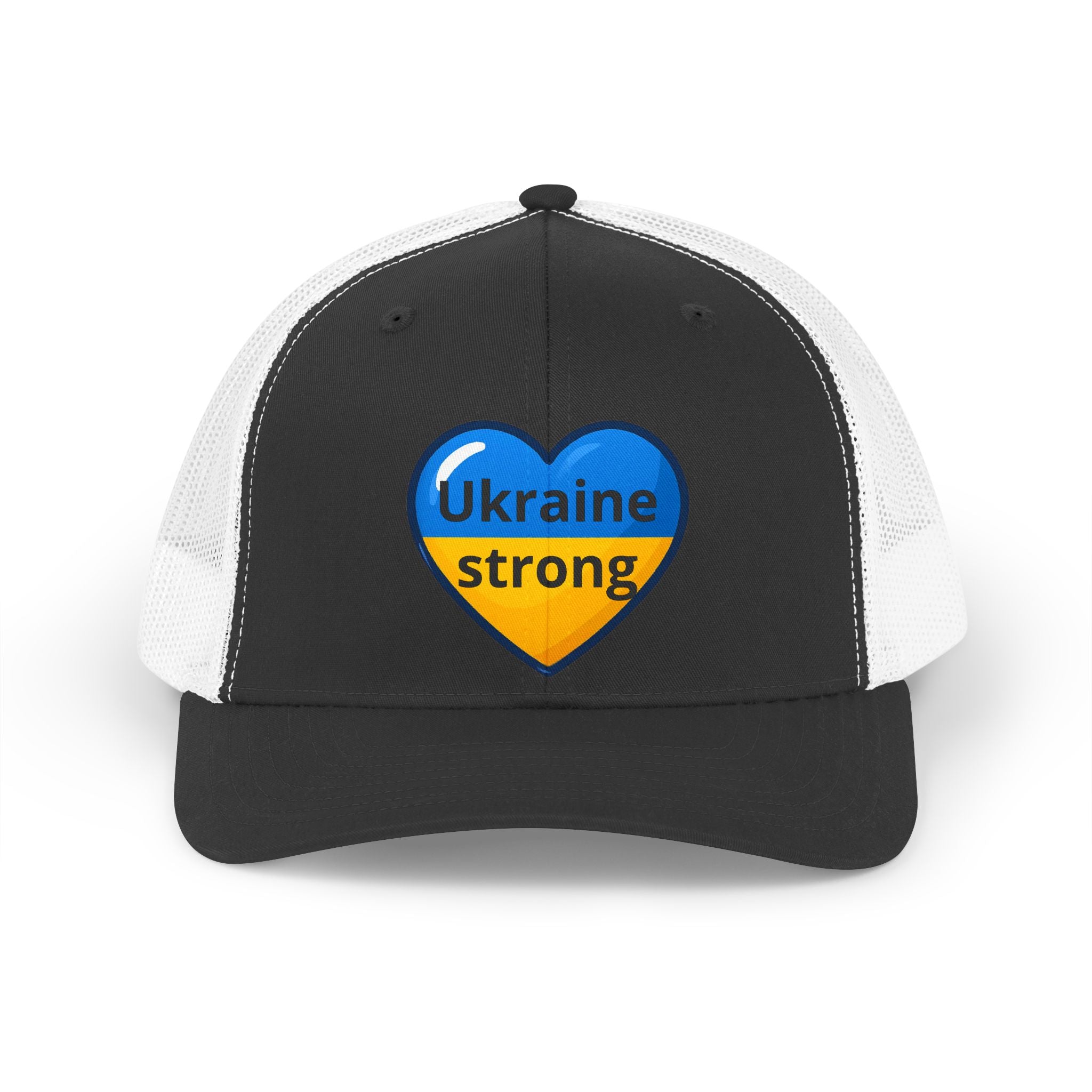 Trucker Hat — Ukraine Strong Heart Patch