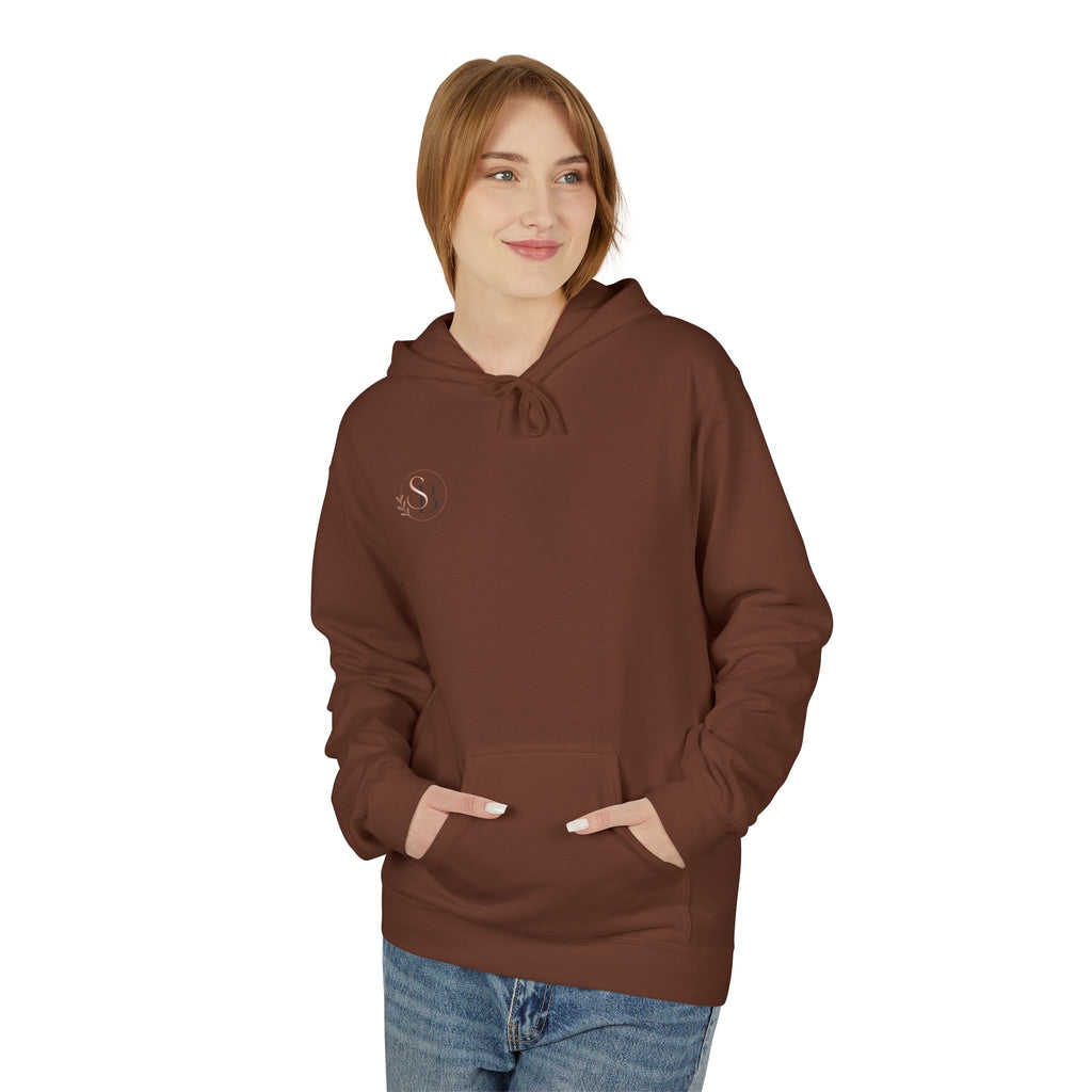 Inspirational Floral Hoodie — "Always Do What You Are Afraid to Do" Motivational Pullover
