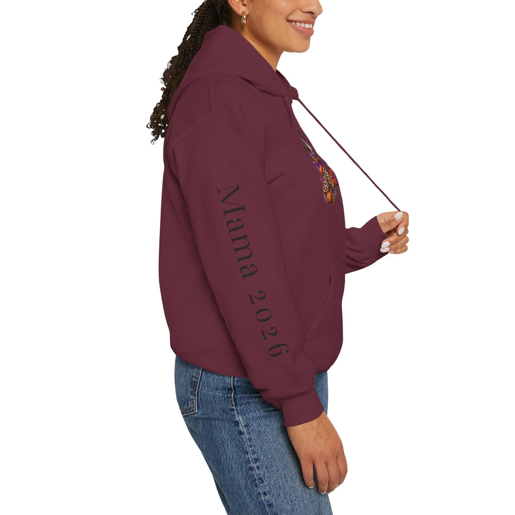 Halloween Mama Hoodie — Cute Spooky Pumpkin & Cat Graphic Sweatshirt (Mama 2026)
