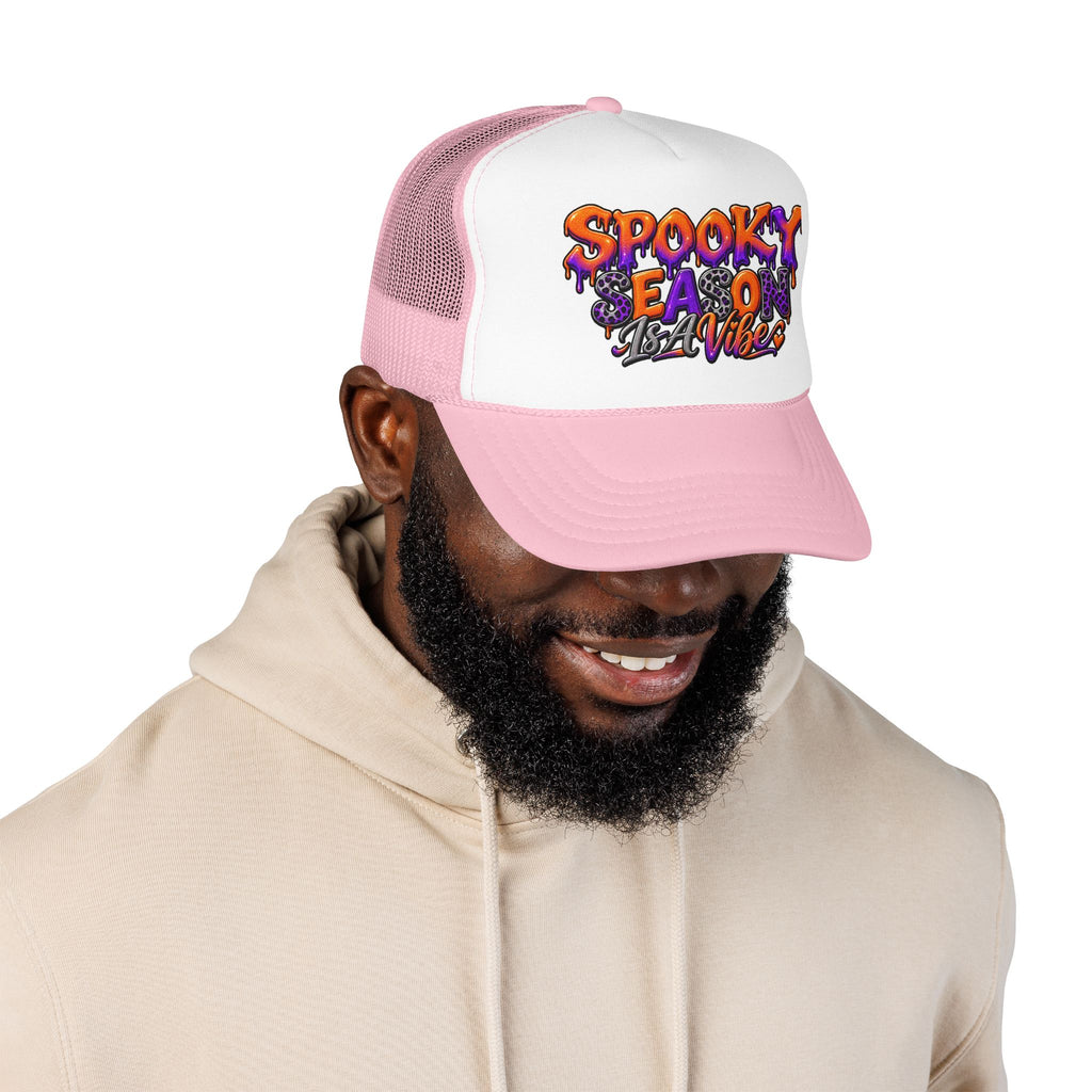 Spooky Season Is A Vibe Trucker Hat