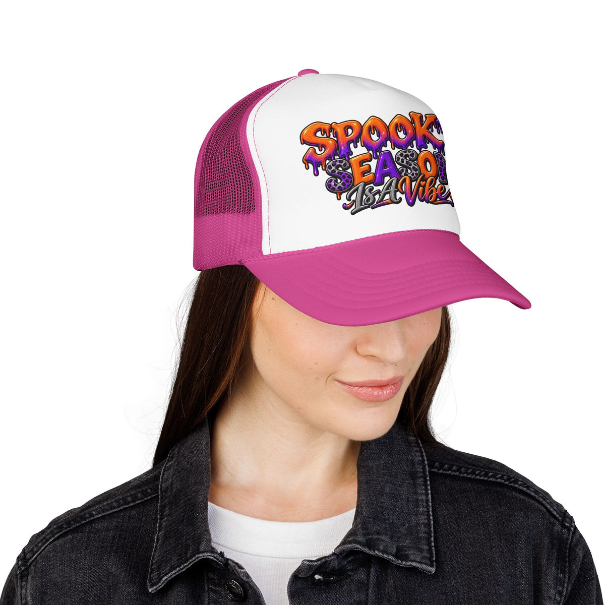 Spooky Season Is A Vibe Trucker Hat