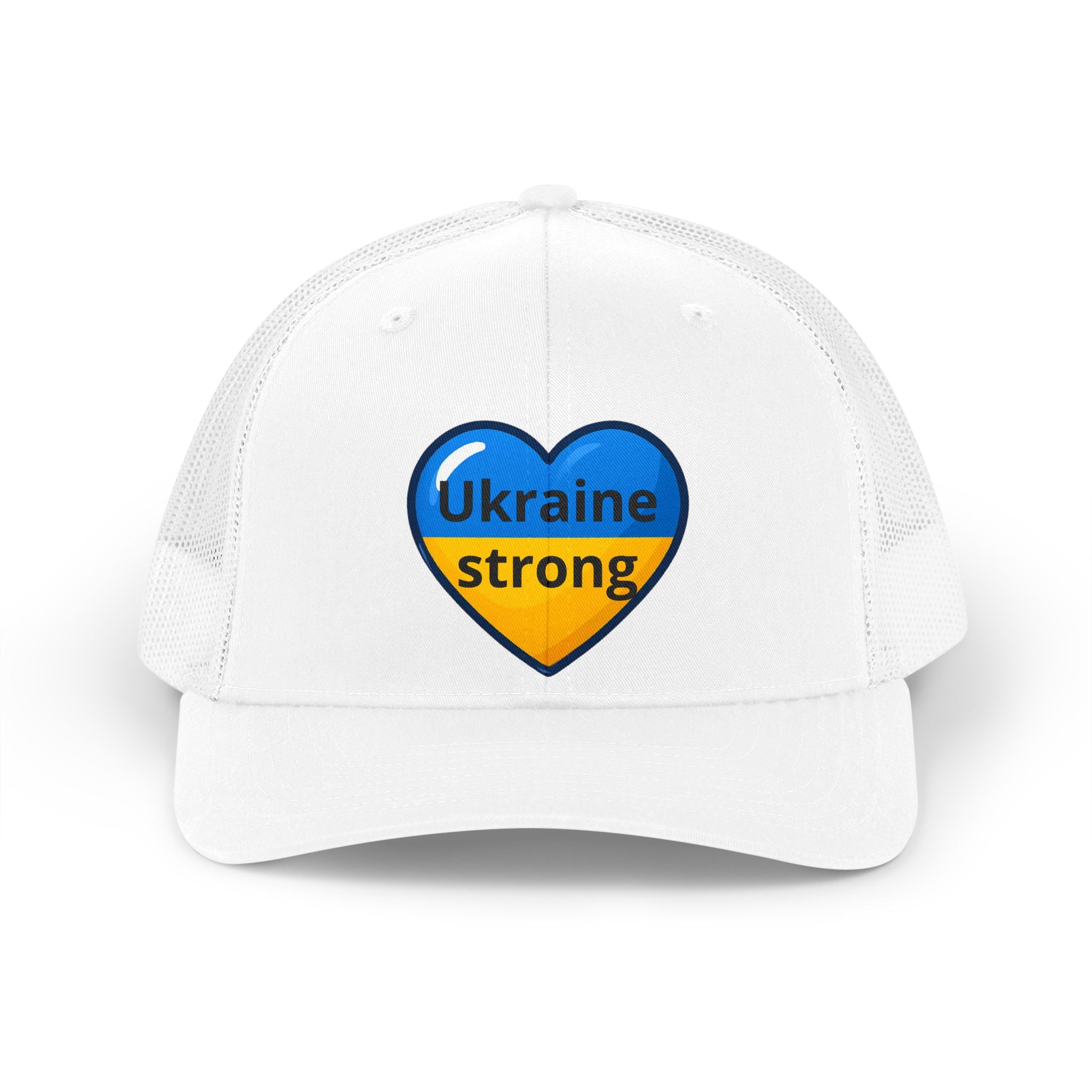 Trucker Hat — Ukraine Strong Heart Patch