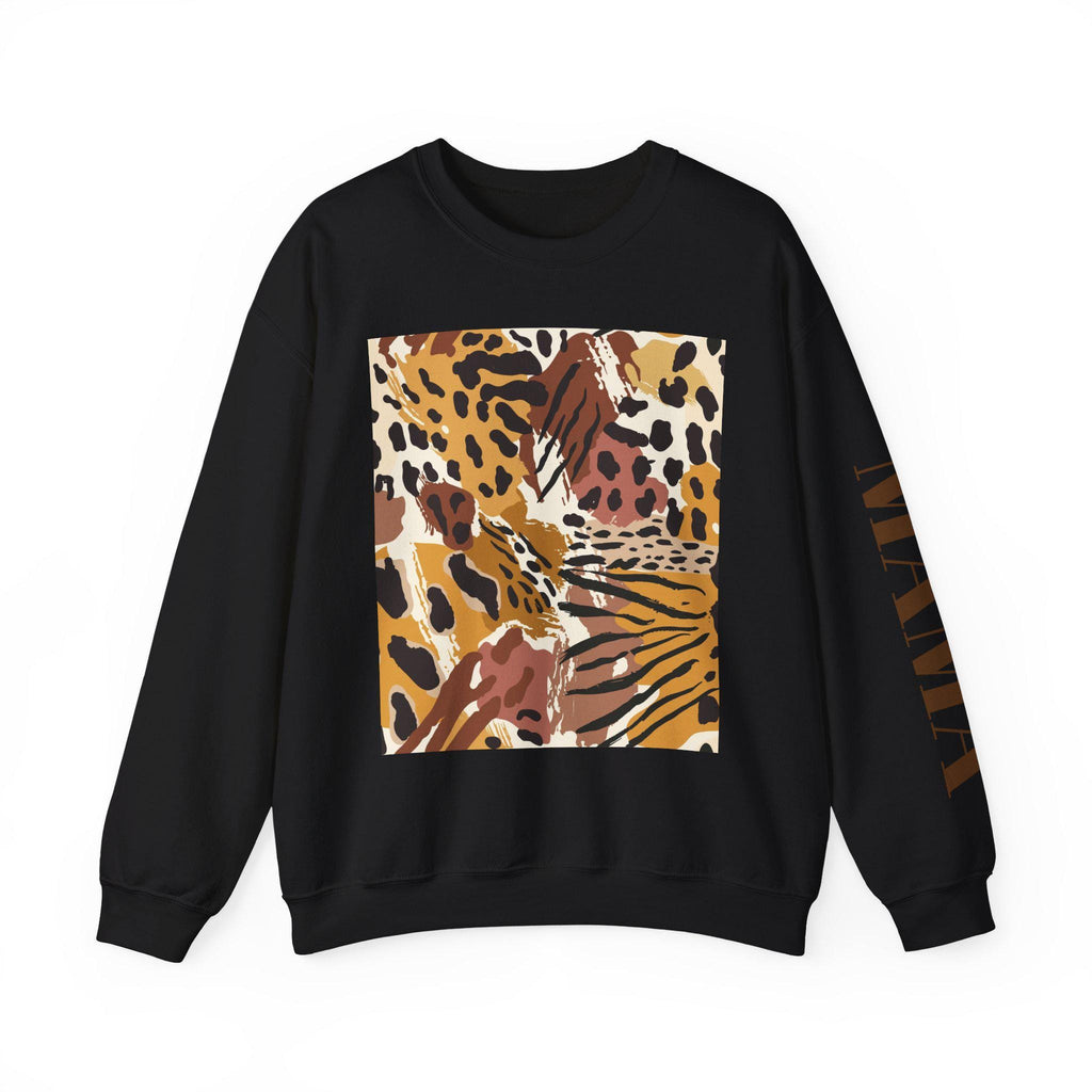 Leopard Tropical Print Sweatshirt | Animal Print Crewneck