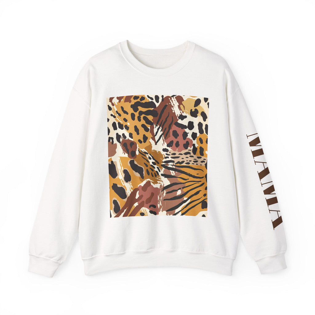 Leopard Tropical Print Sweatshirt | Animal Print Crewneck