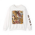 Leopard Tropical Print Sweatshirt | Animal Print Crewneck