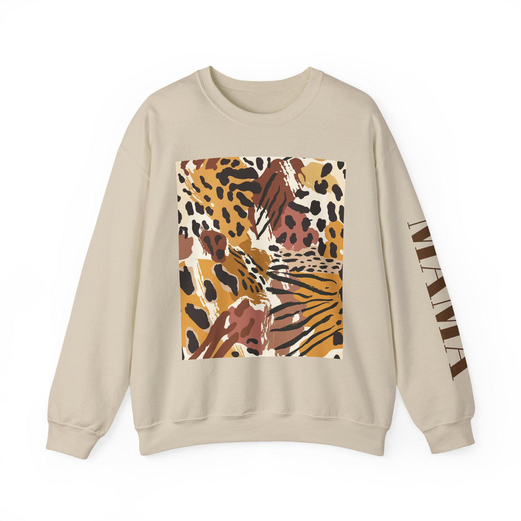 Leopard Tropical Print Sweatshirt | Animal Print Crewneck