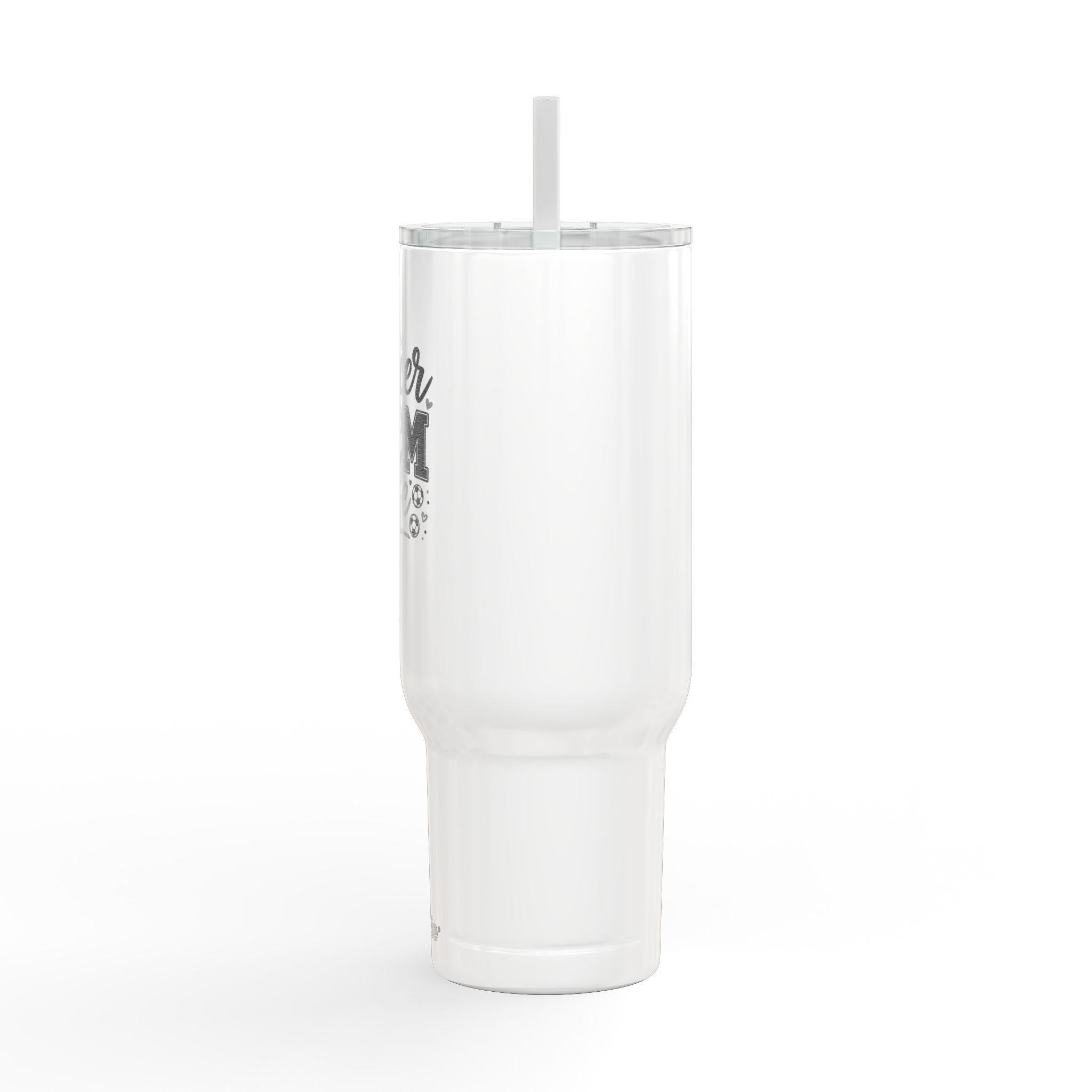 Soccer Mom Life 40oz Tumbler | Insulated Stainless Steel Travel Mug with Lid