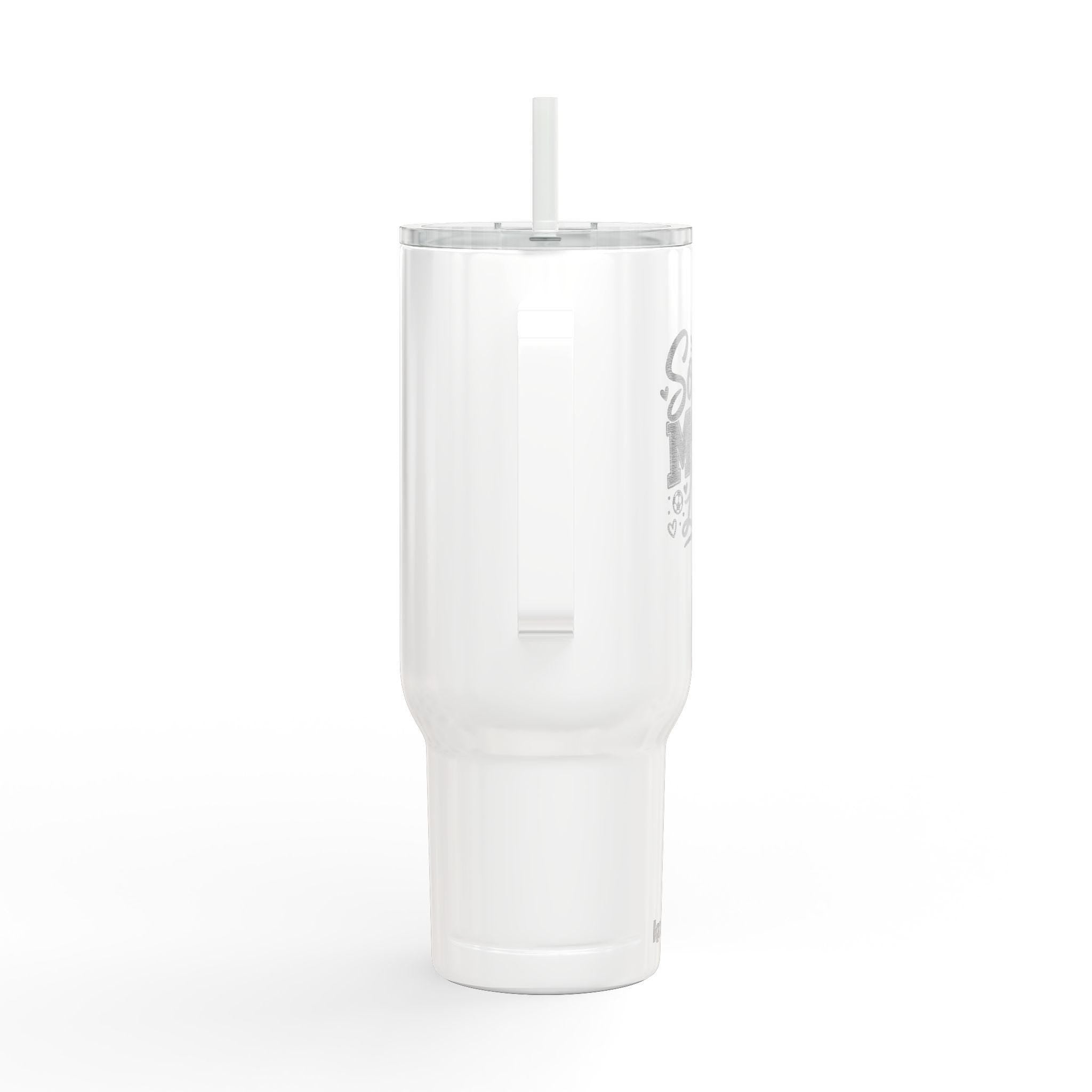 Soccer Mom Life 40oz Tumbler | Insulated Stainless Steel Travel Mug with Lid