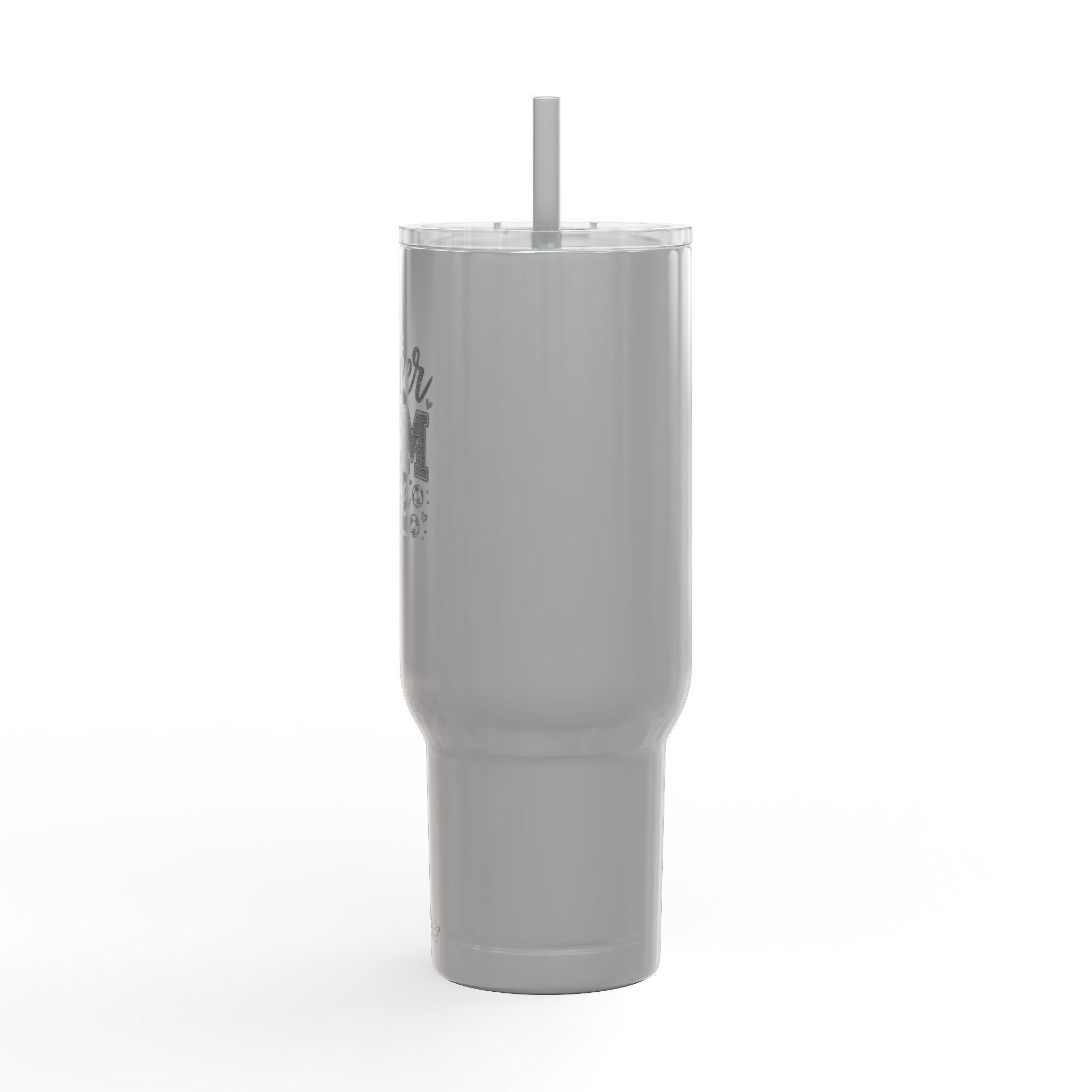 Soccer Mom Life 40oz Tumbler | Insulated Stainless Steel Travel Mug with Lid