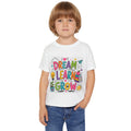Dream Learn Grow Toddler T-Shirt | School Kids Education Graphic Tee