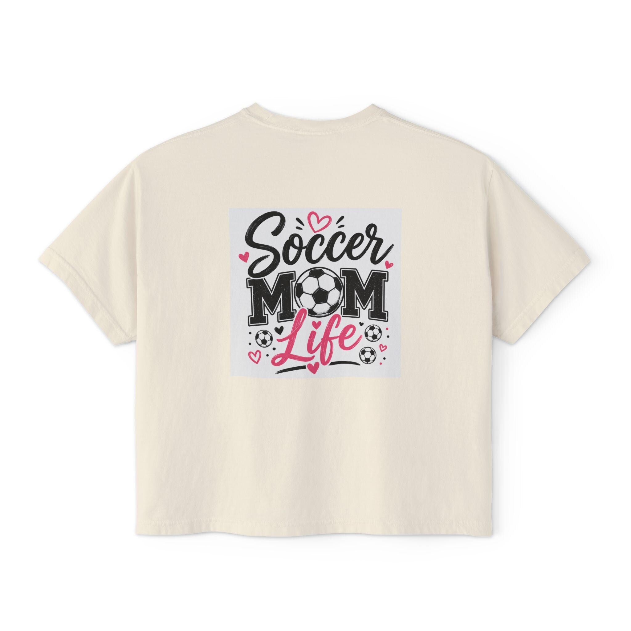 Soccer Mom Life Tee | Women's Boxy Tee, Soccer Mom Shirt, Mom Soccer Top