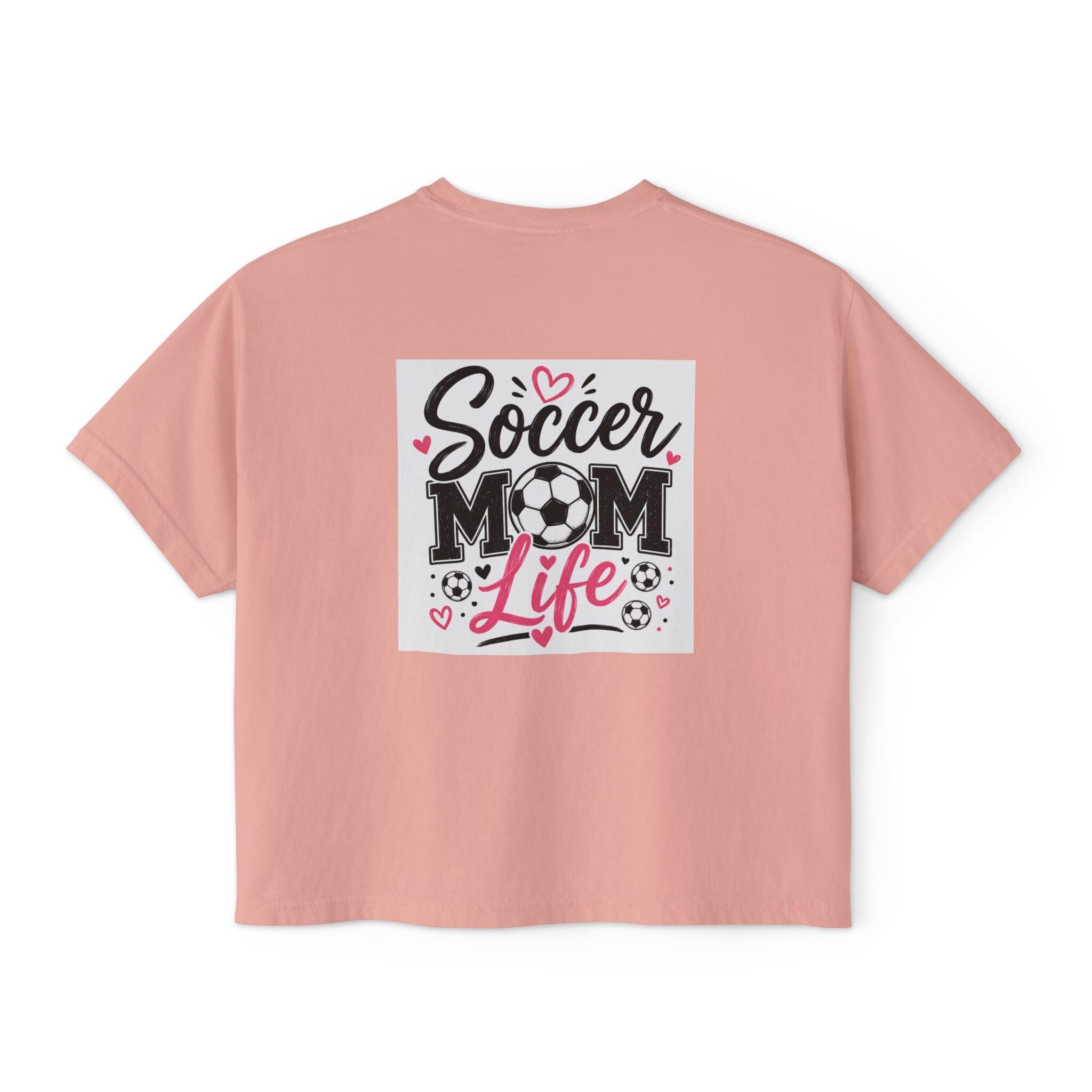 Soccer Mom Life Tee | Women's Boxy Tee, Soccer Mom Shirt, Mom Soccer Top