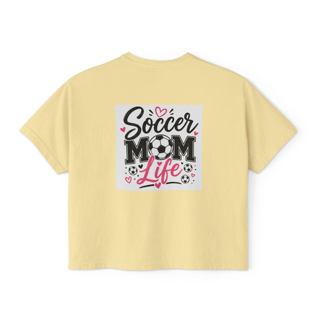 Soccer Mom Life Tee | Women's Boxy Tee, Soccer Mom Shirt, Mom Soccer Top