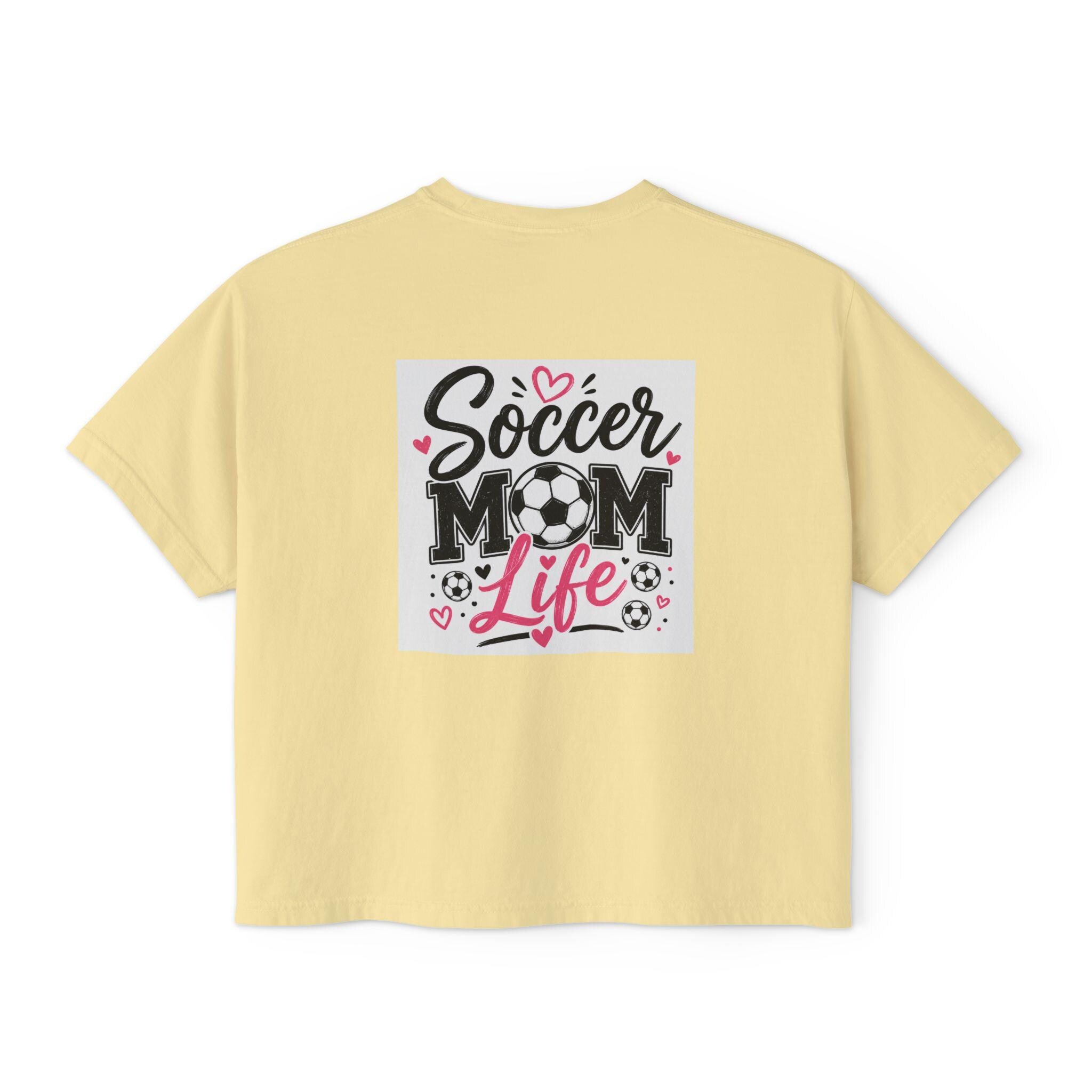 Soccer Mom Life Tee | Women's Boxy Tee, Soccer Mom Shirt, Mom Soccer Top