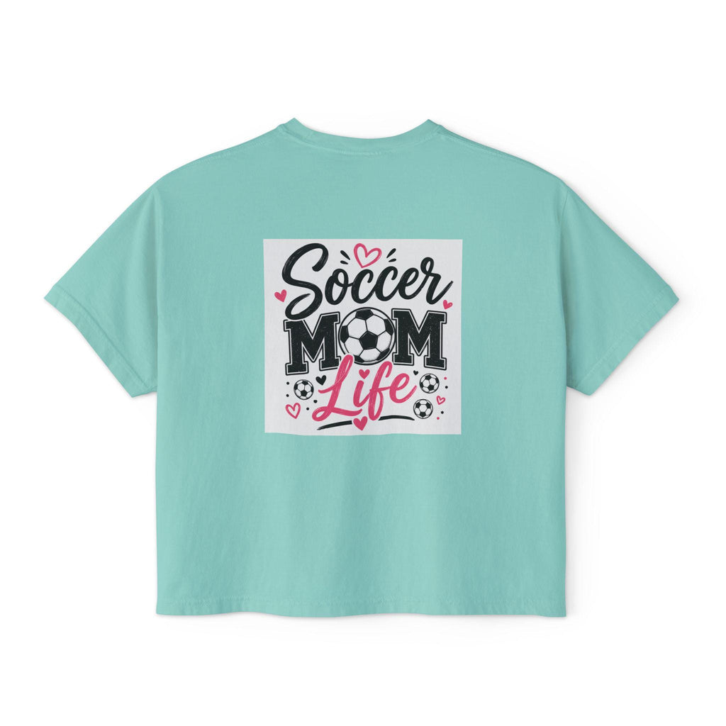 Soccer Mom Life Tee | Women's Boxy Tee, Soccer Mom Shirt, Mom Soccer Top